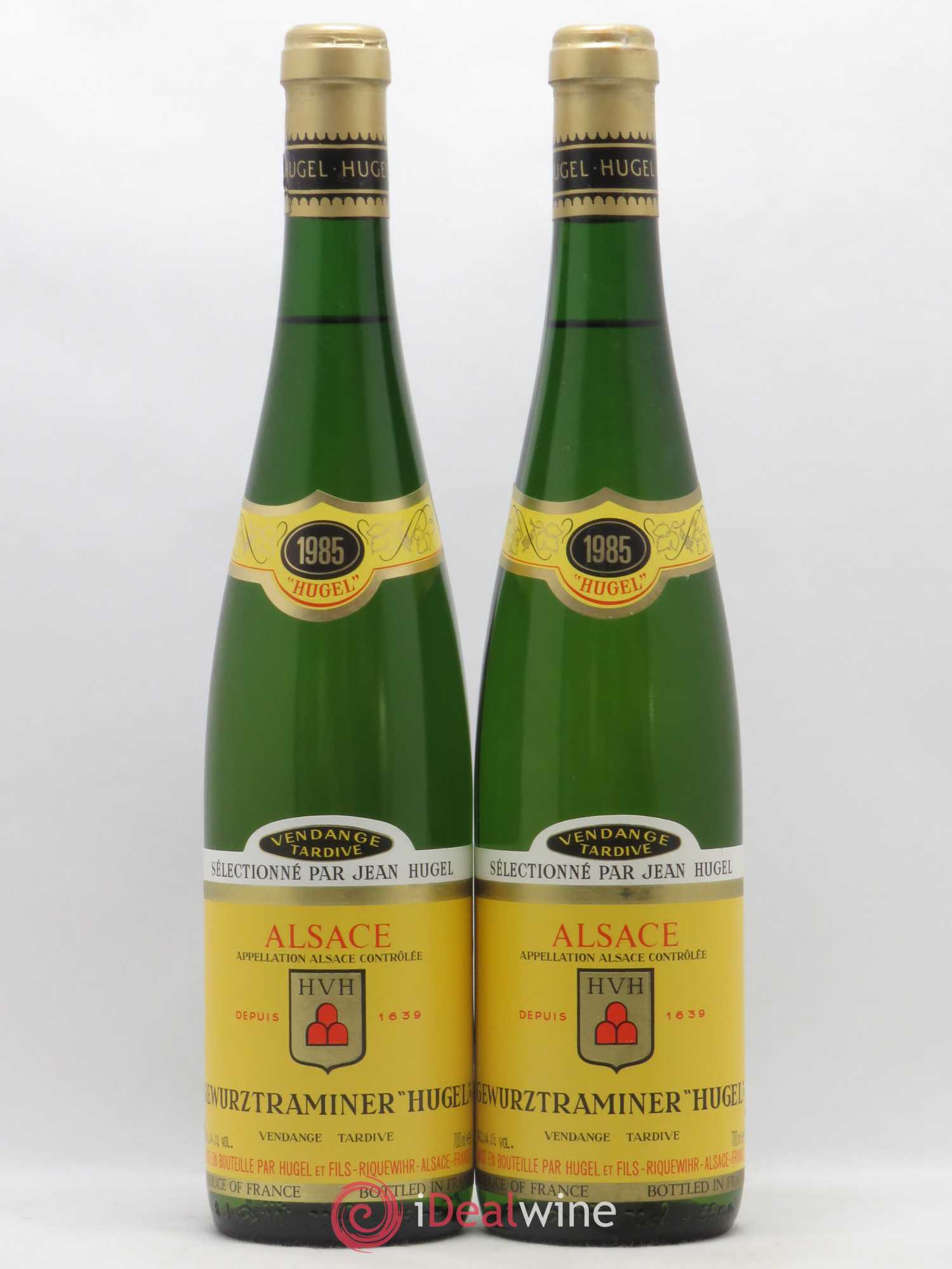 Gewurztraminer Vendanges Tardives Hugel (Domaine) 1985 - Lotto di 2 bottiglie - 0