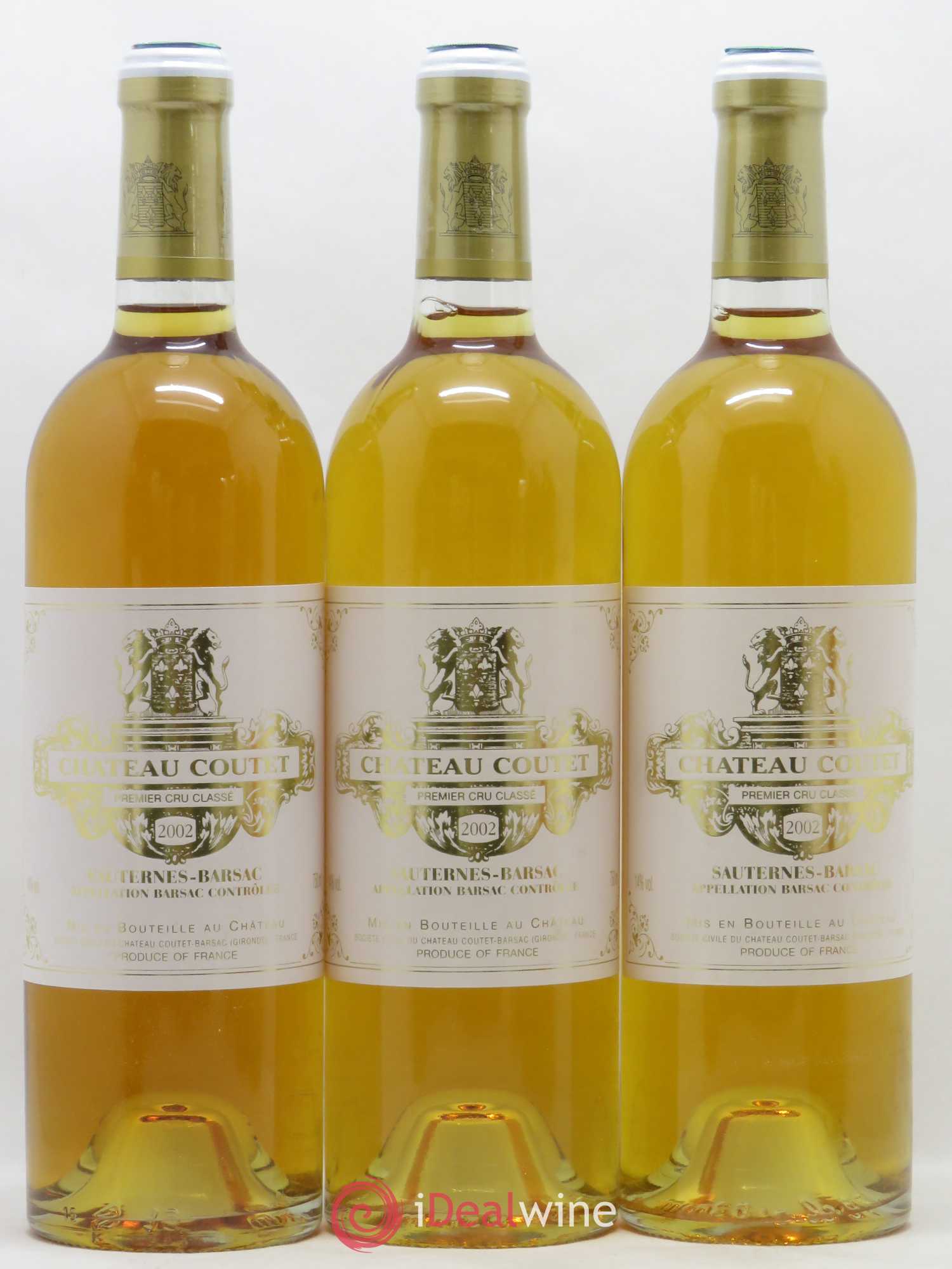 Château Coutet 1er Grand Cru Classé 2002 - Lotto di 6 bottiglie - 1