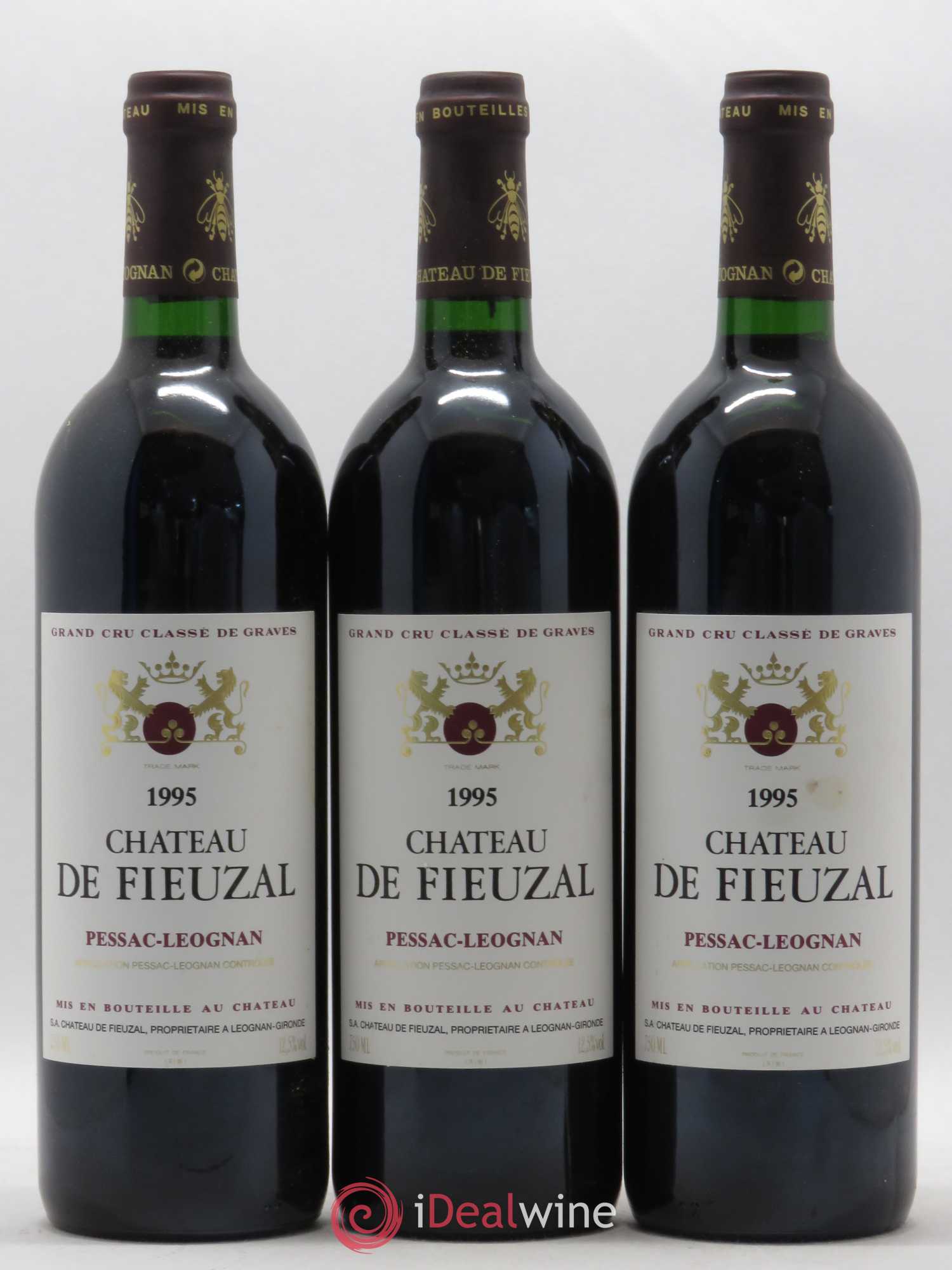 Château de Fieuzal Cru Classé de Graves 1995 - Lot de 12 bouteilles - 1