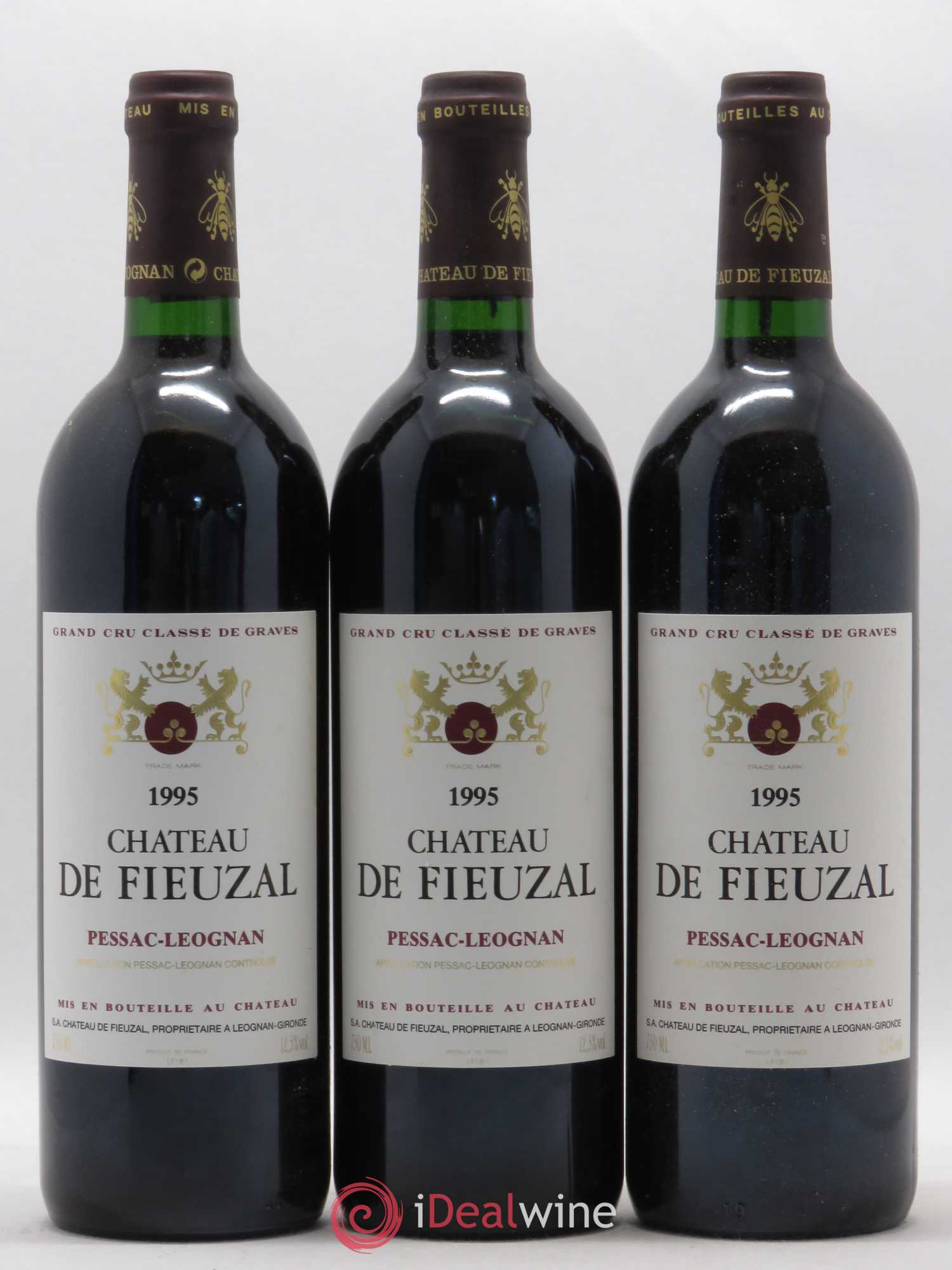 Château de Fieuzal Cru Classé de Graves 1995 - Lot de 12 bouteilles - 2