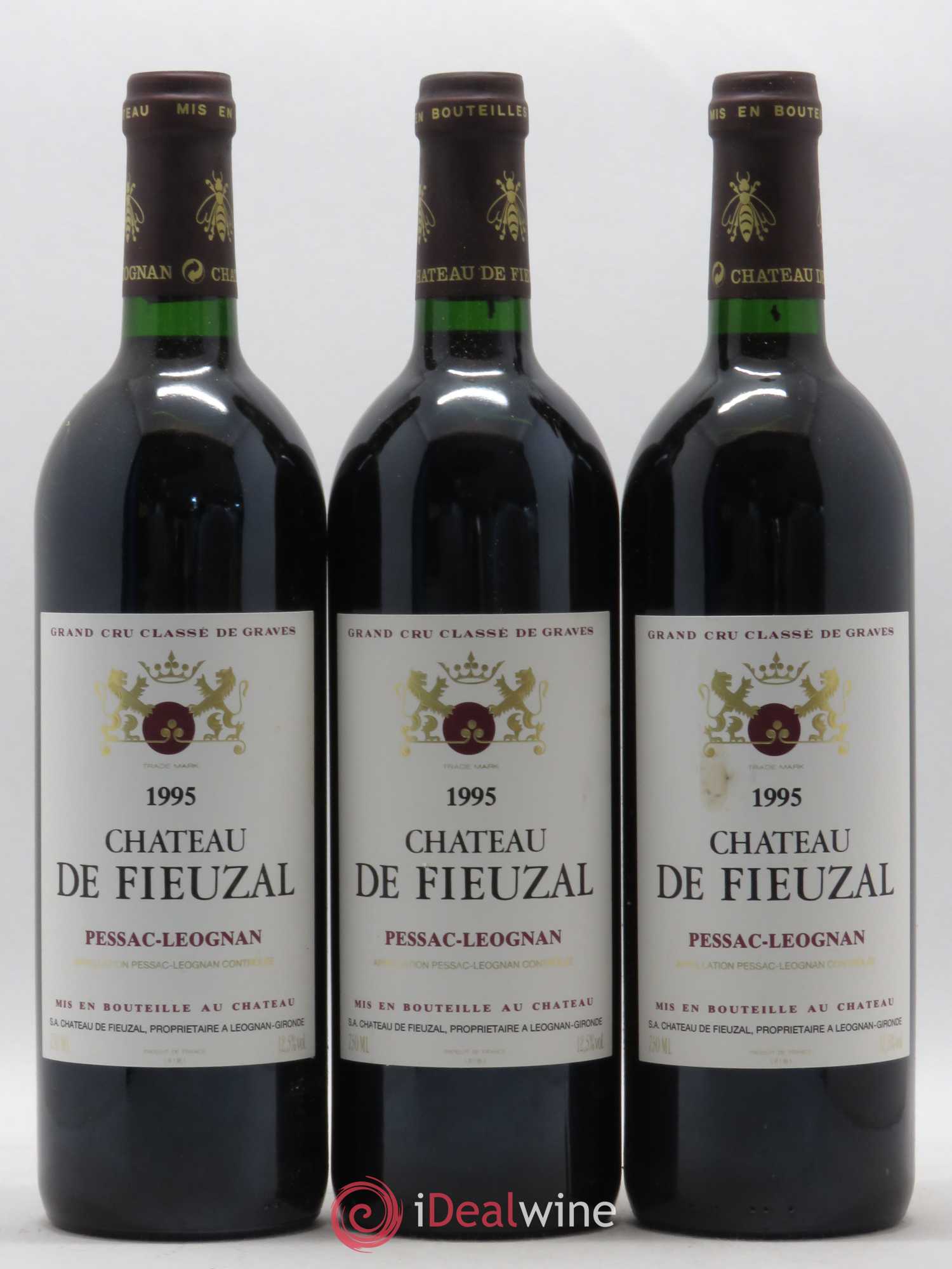 Château de Fieuzal Cru Classé de Graves 1995 - Lot de 12 bouteilles - 3