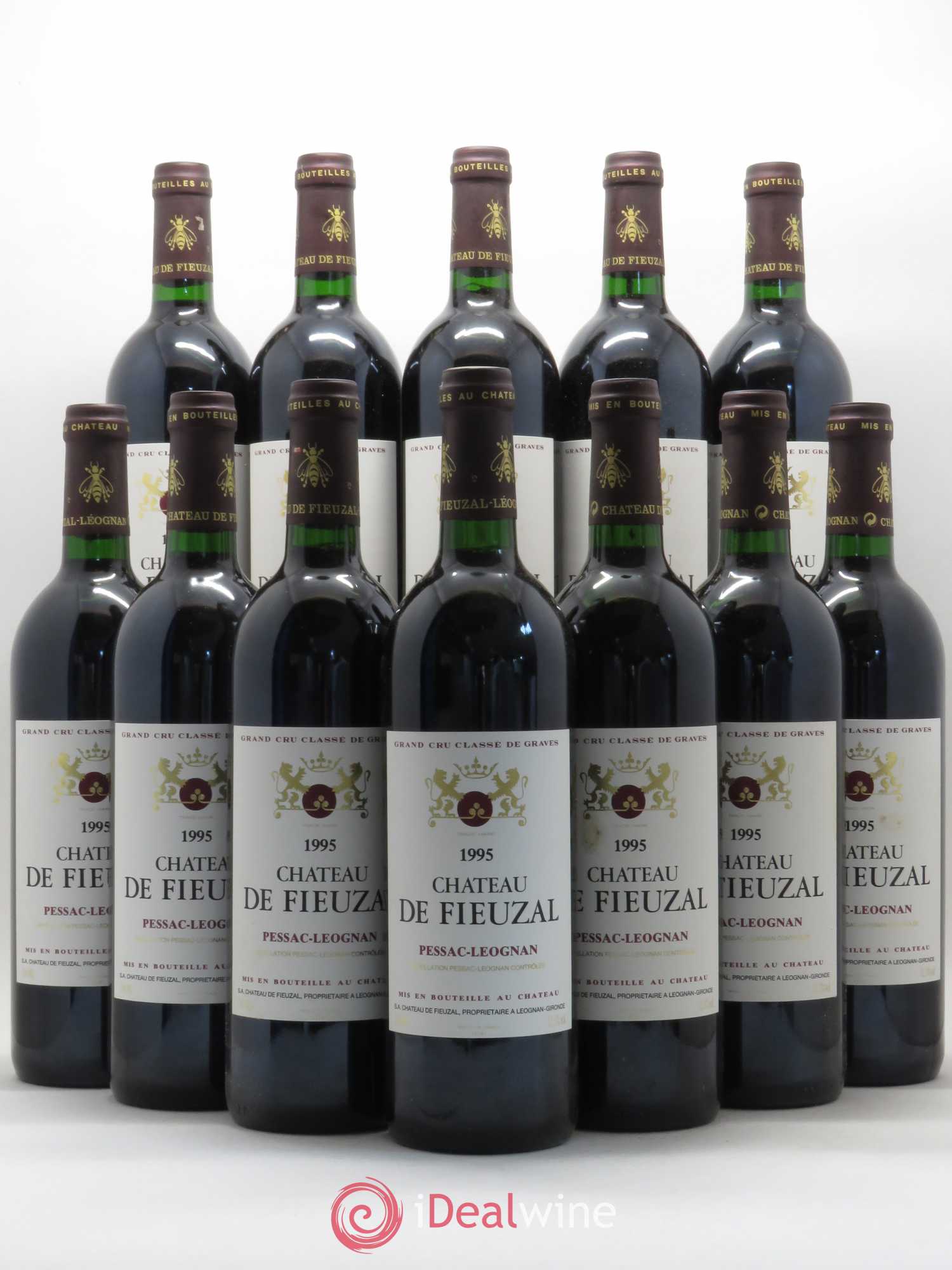 Château de Fieuzal Cru Classé de Graves 1995 - Lot de 12 bouteilles - 0