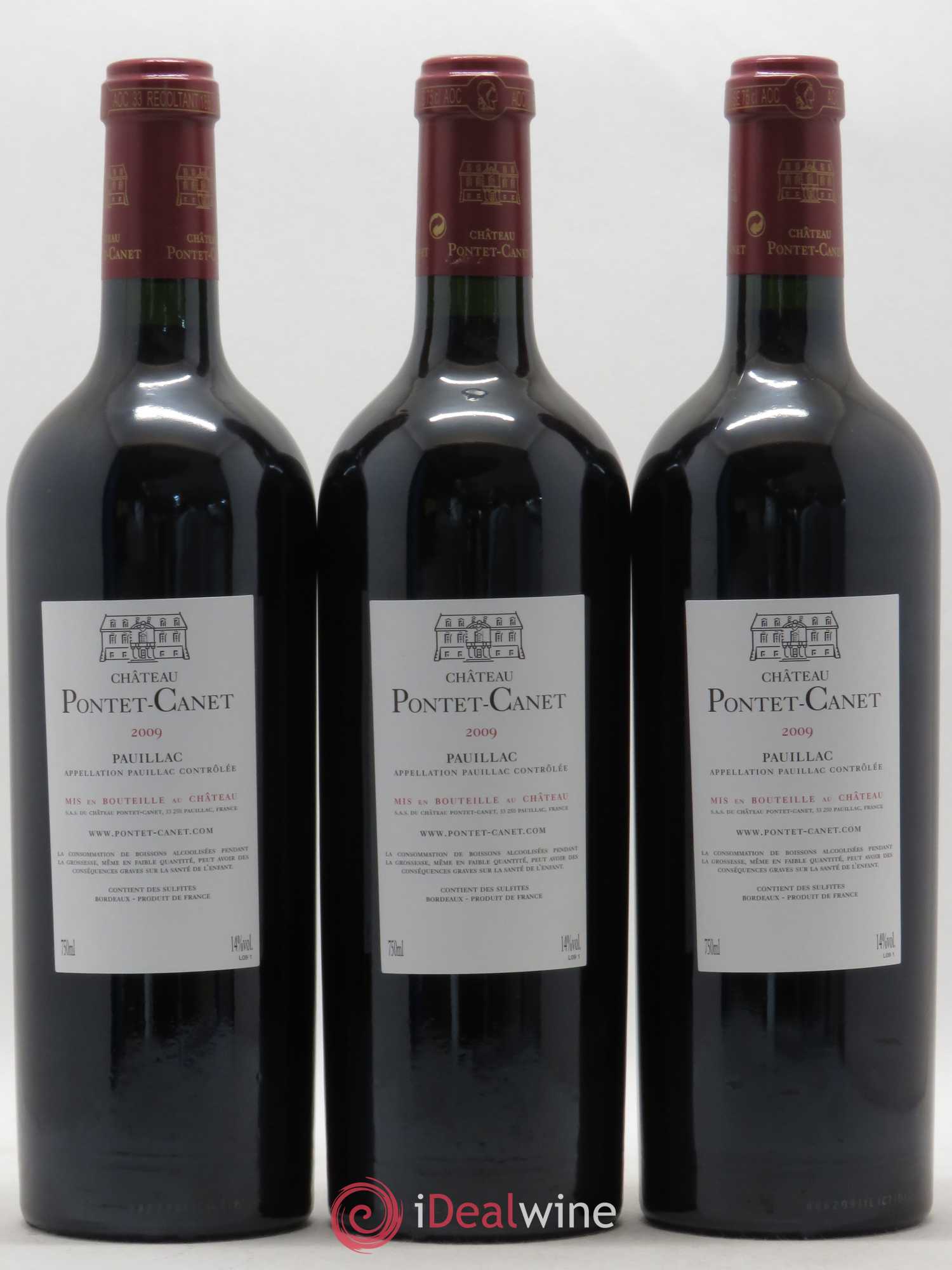 Château Pontet Canet 5ème Grand Cru Classé 2009 - Lot de 12 bouteilles - 2