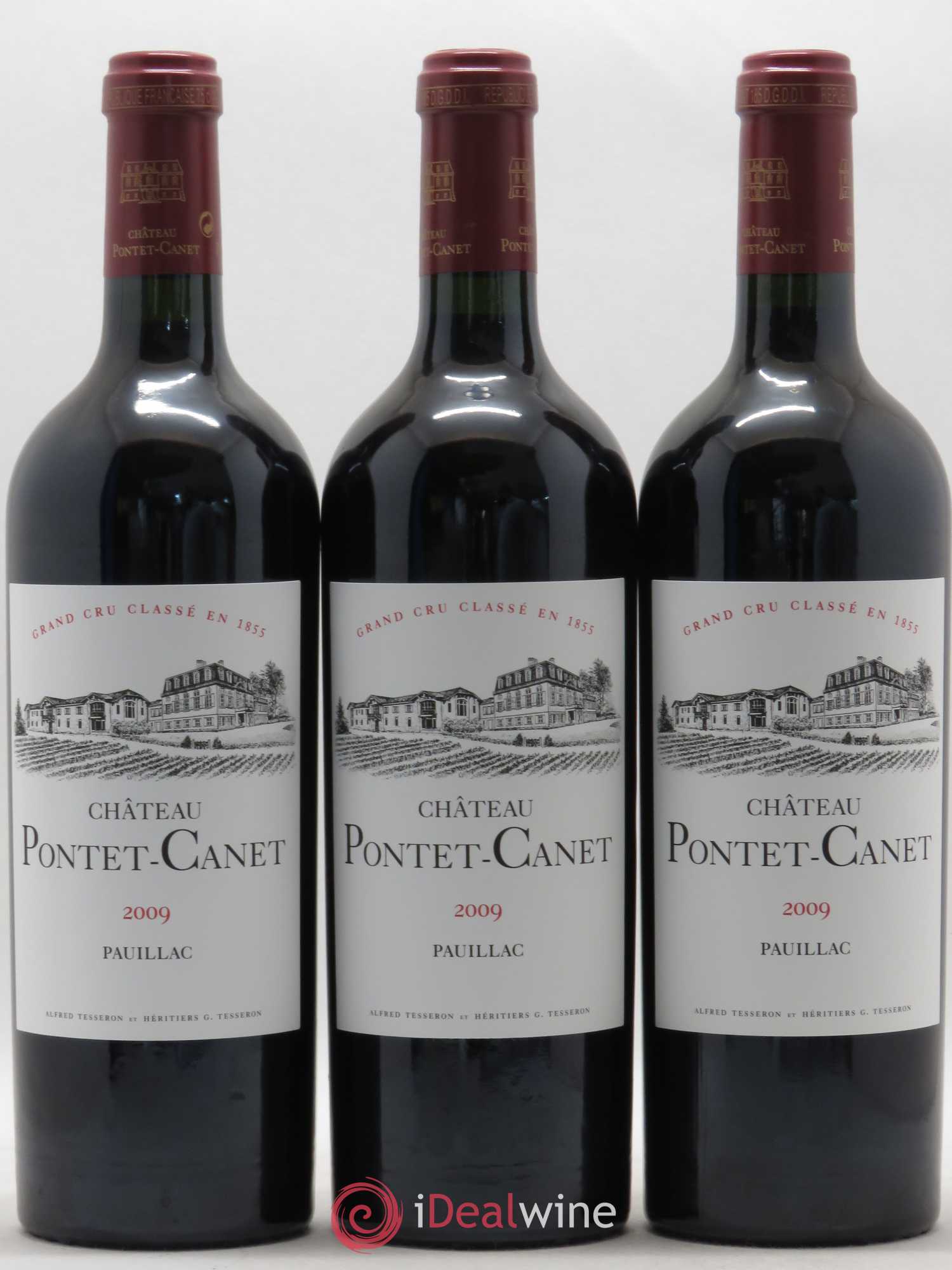 Château Pontet Canet 5ème Grand Cru Classé 2009 - Lot de 12 bouteilles - 5