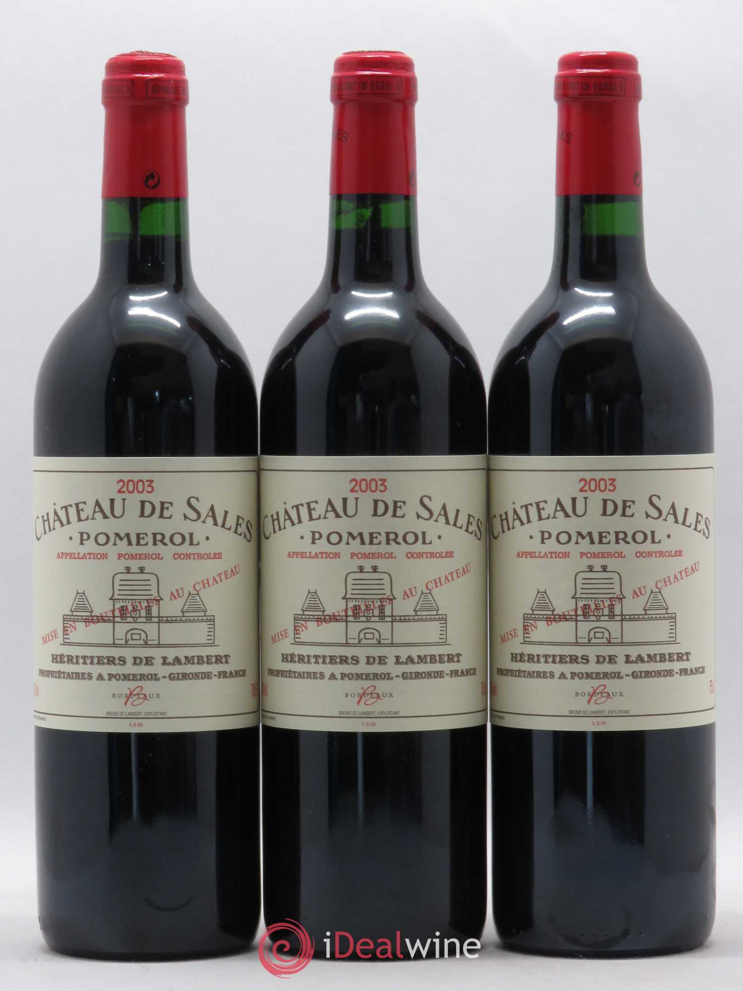 Château de Sales 2003 - Lot de 12 bouteilles - 1