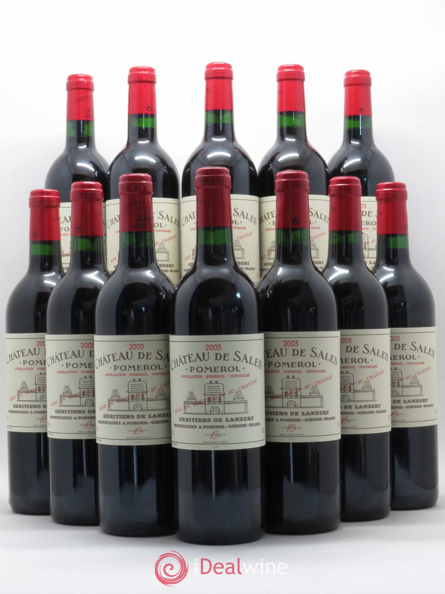 Château de Sales 2003 - Lot de 12 bouteilles - 0