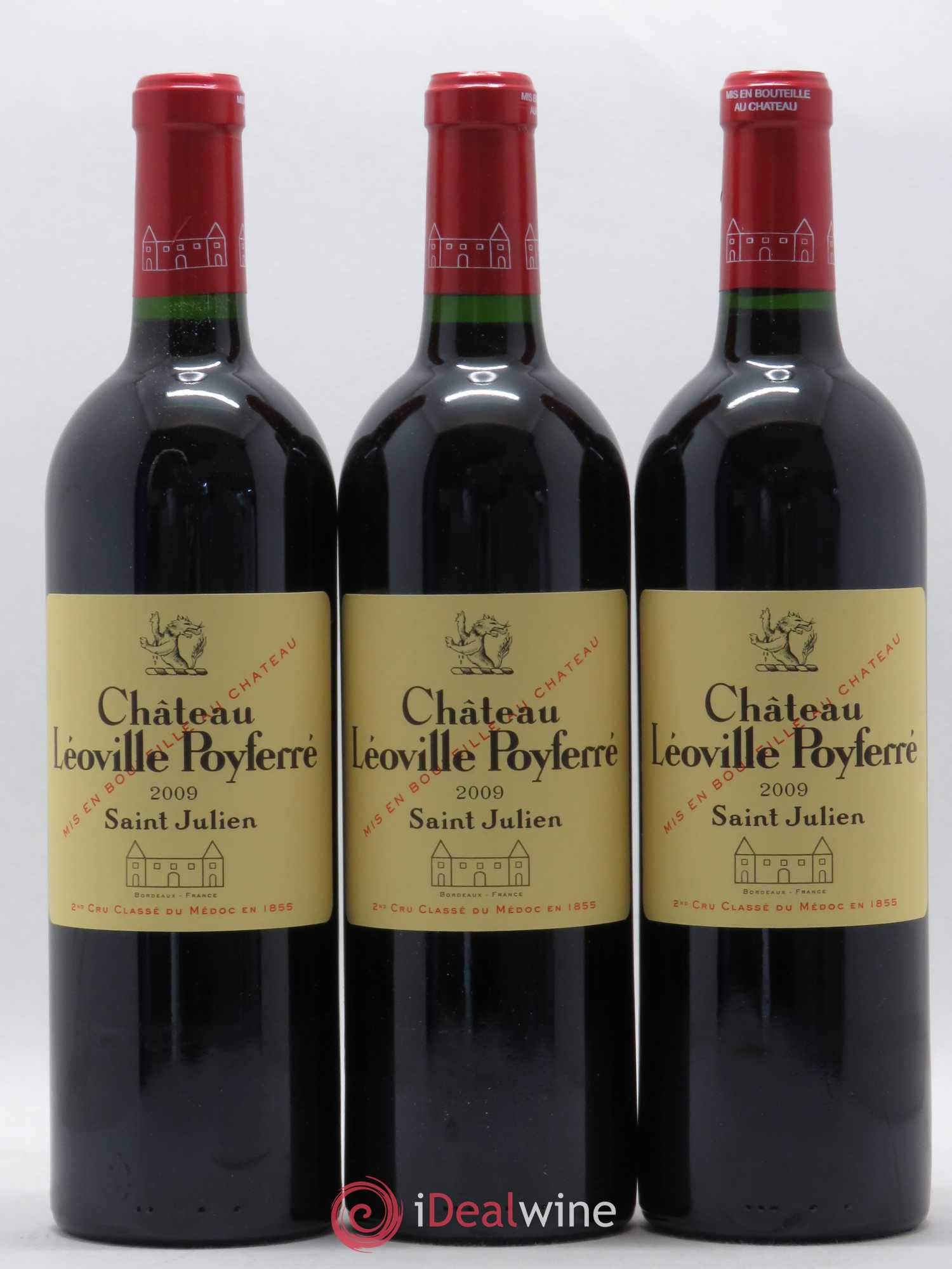 Château Léoville Poyferré 2ème Grand Cru Classé 2009 - Lot de 12 bouteilles - 1