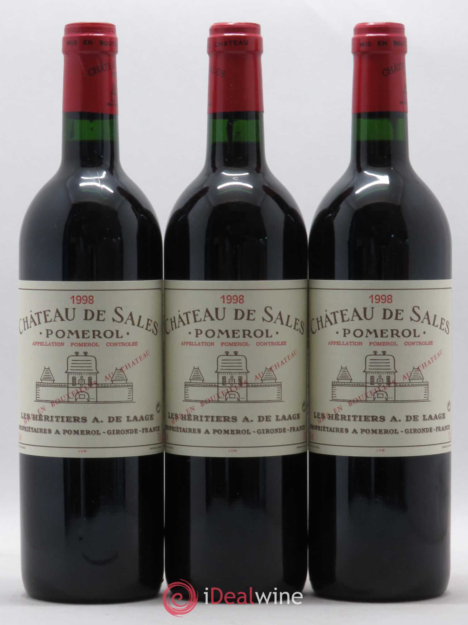 Château de Sales 1998 - Lot de 12 bouteilles - 1