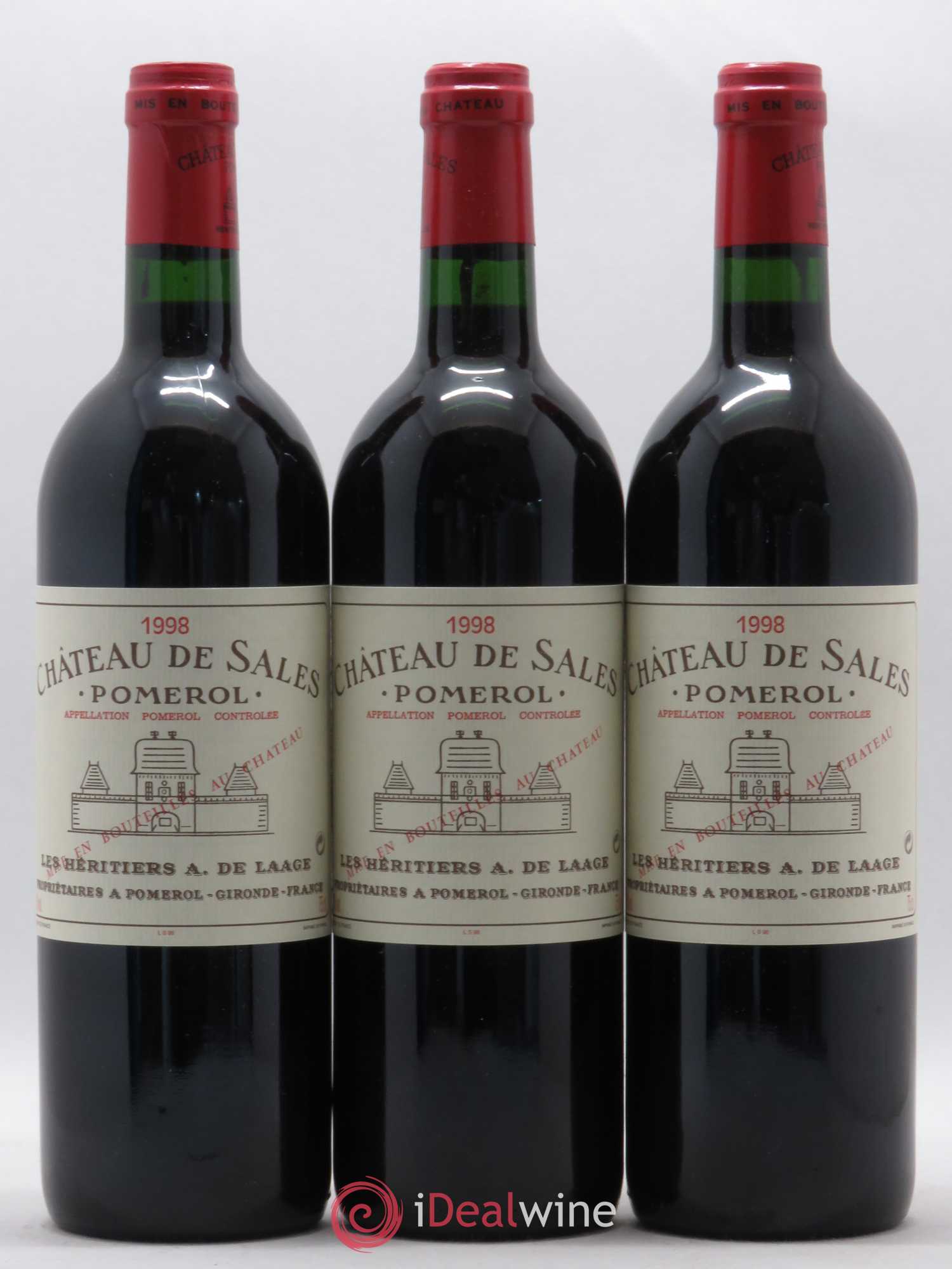 Château de Sales 1998 - Lot de 12 bouteilles - 2