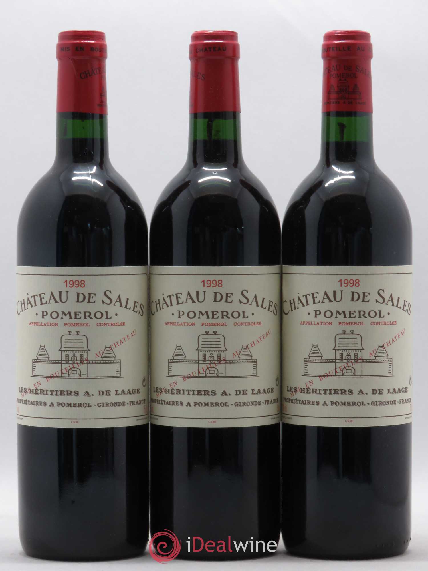 Château de Sales 1998 - Lot de 12 bouteilles - 4