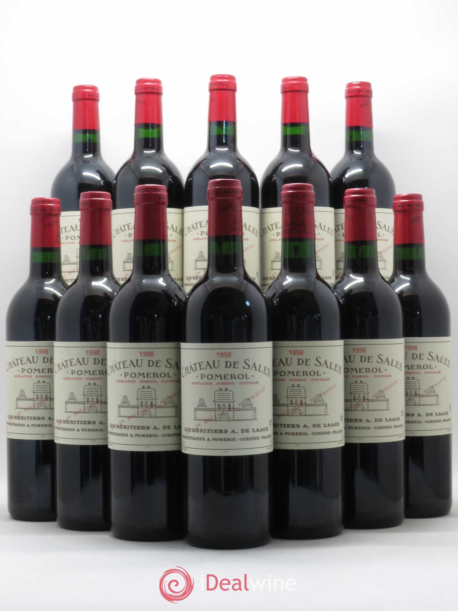 Château de Sales 1998 - Lot de 12 bouteilles - 0