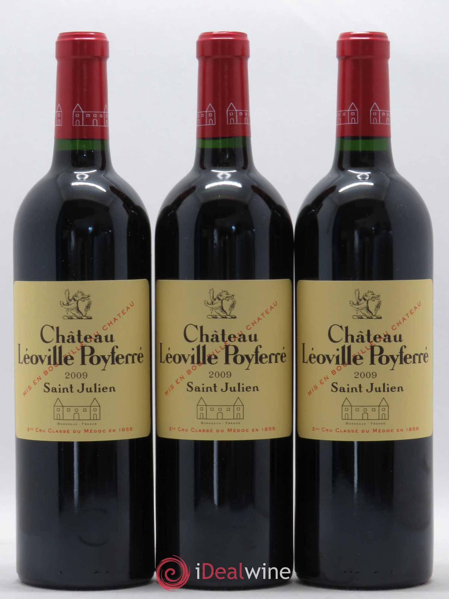 Château Léoville Poyferré 2ème Grand Cru Classé 2009 - Lot de 12 bouteilles - 1