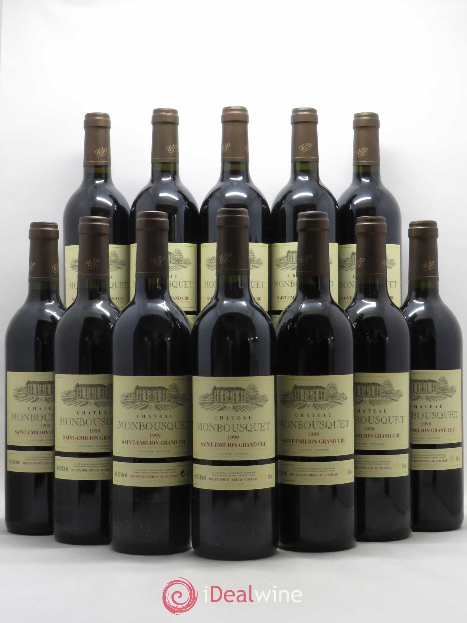 Château Monbousquet Grand Cru Classé 1999 - Lot de 12 bouteilles - 0