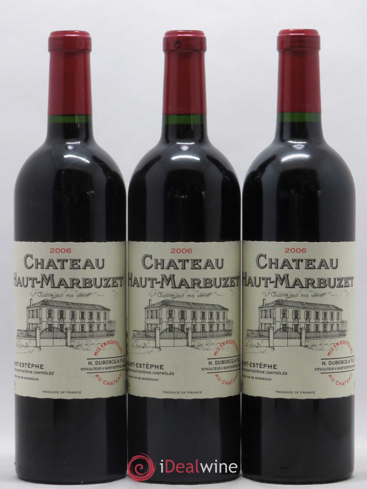 Château Haut Marbuzet 2006 - Lot de 12 bouteilles - 1