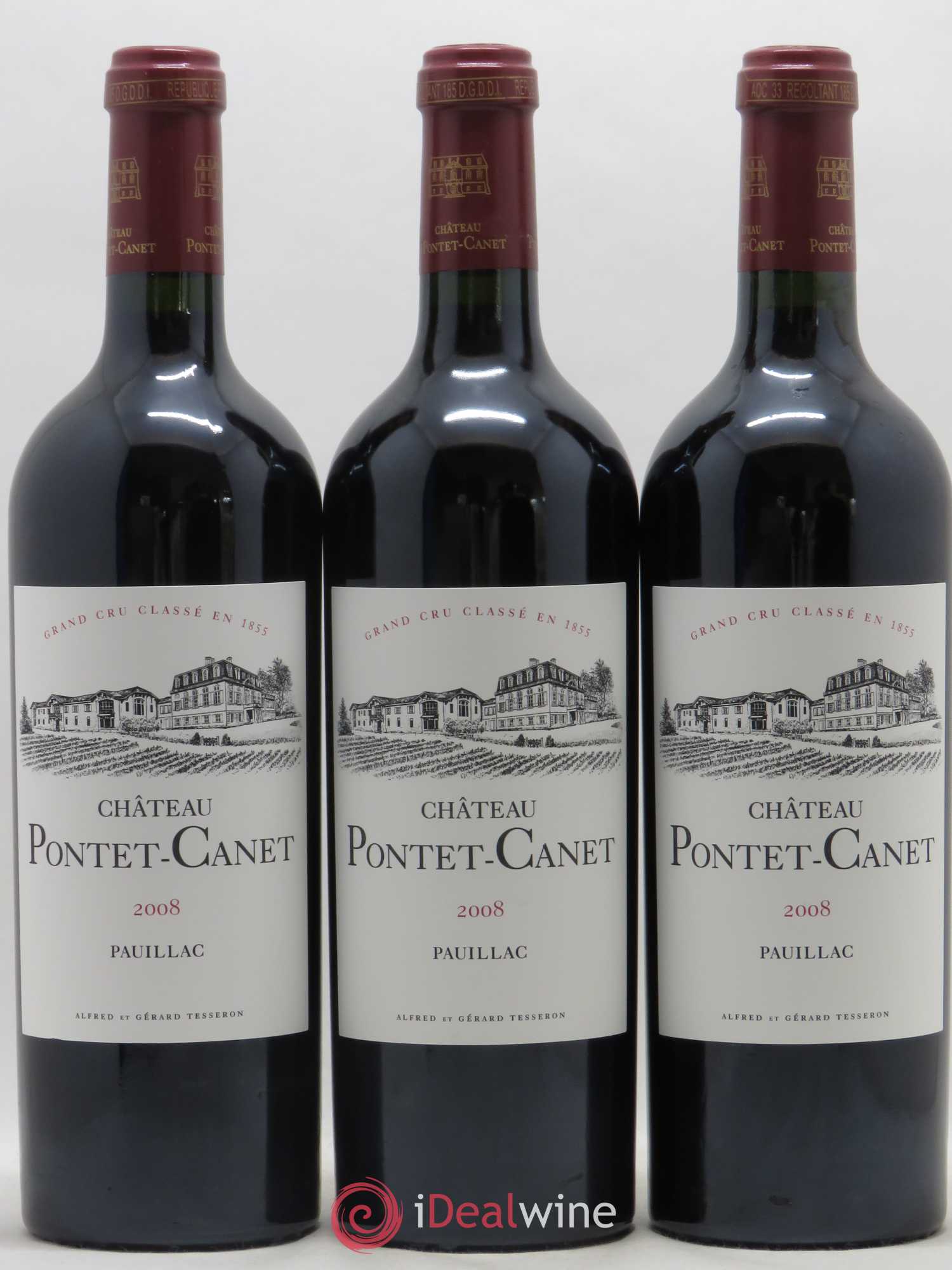 Château Pontet Canet 5ème Grand Cru Classé 2008 - Lot de 12 bouteilles - 4