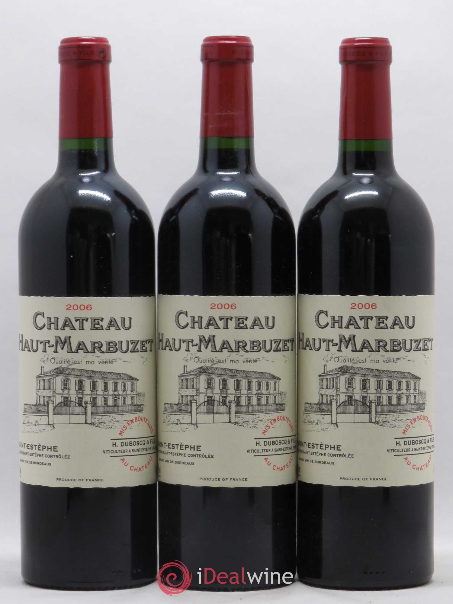 Château Haut Marbuzet 2006 - Lot de 12 bouteilles - 1