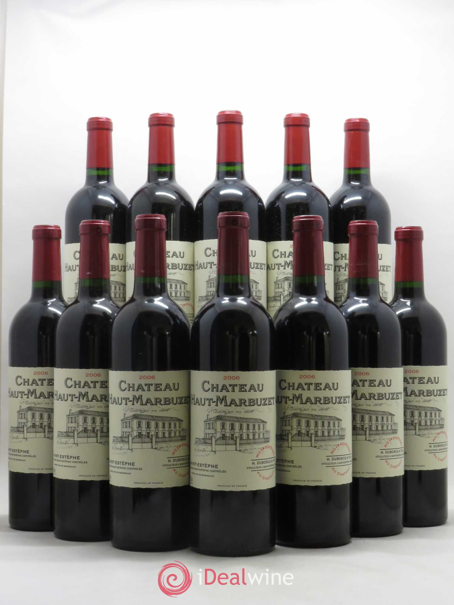 Château Haut Marbuzet 2006 - Lot de 12 bouteilles - 0
