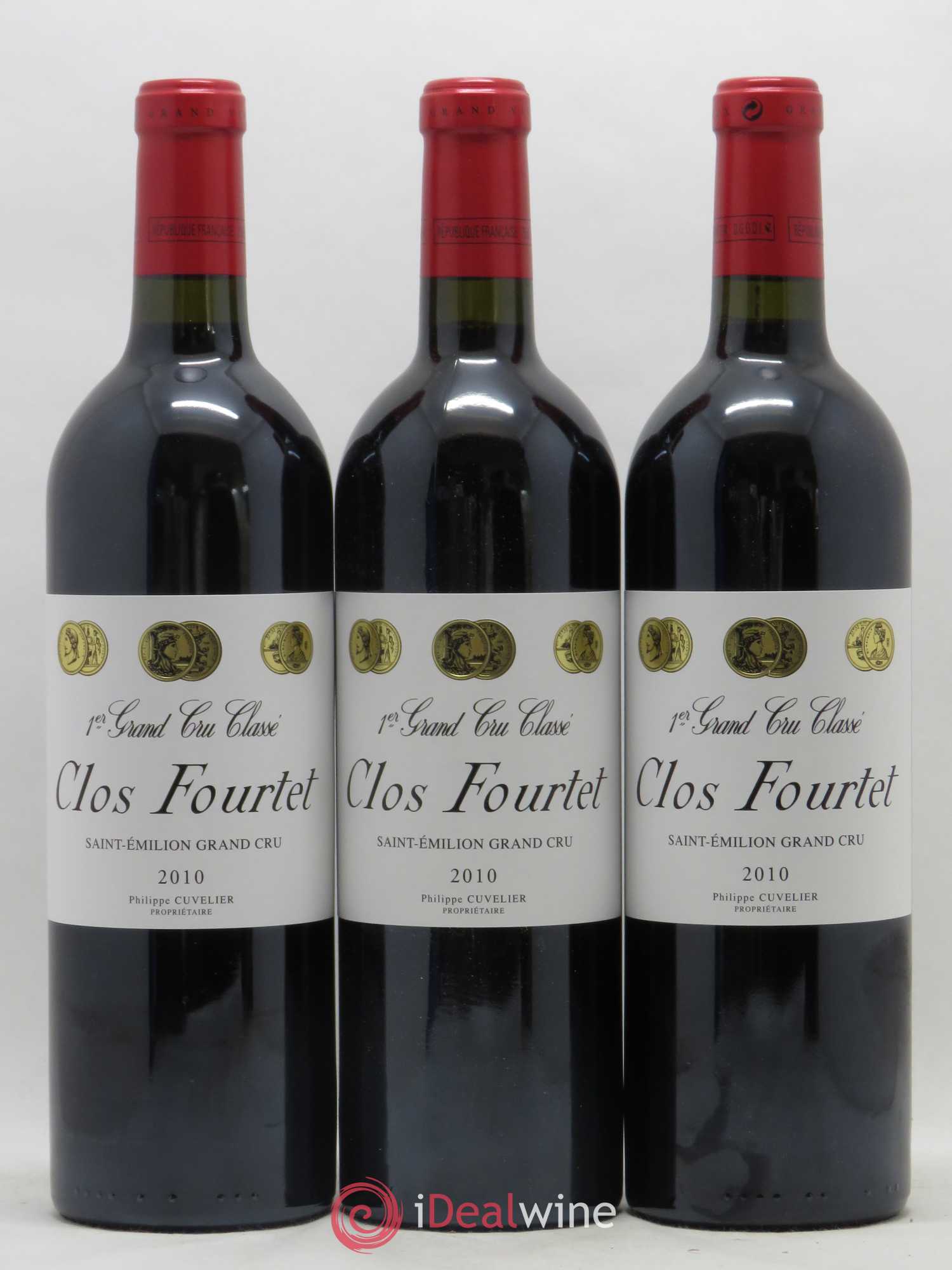 Clos Fourtet 1er Grand Cru Classé B 2010 - Lot de 6 bouteilles - 1