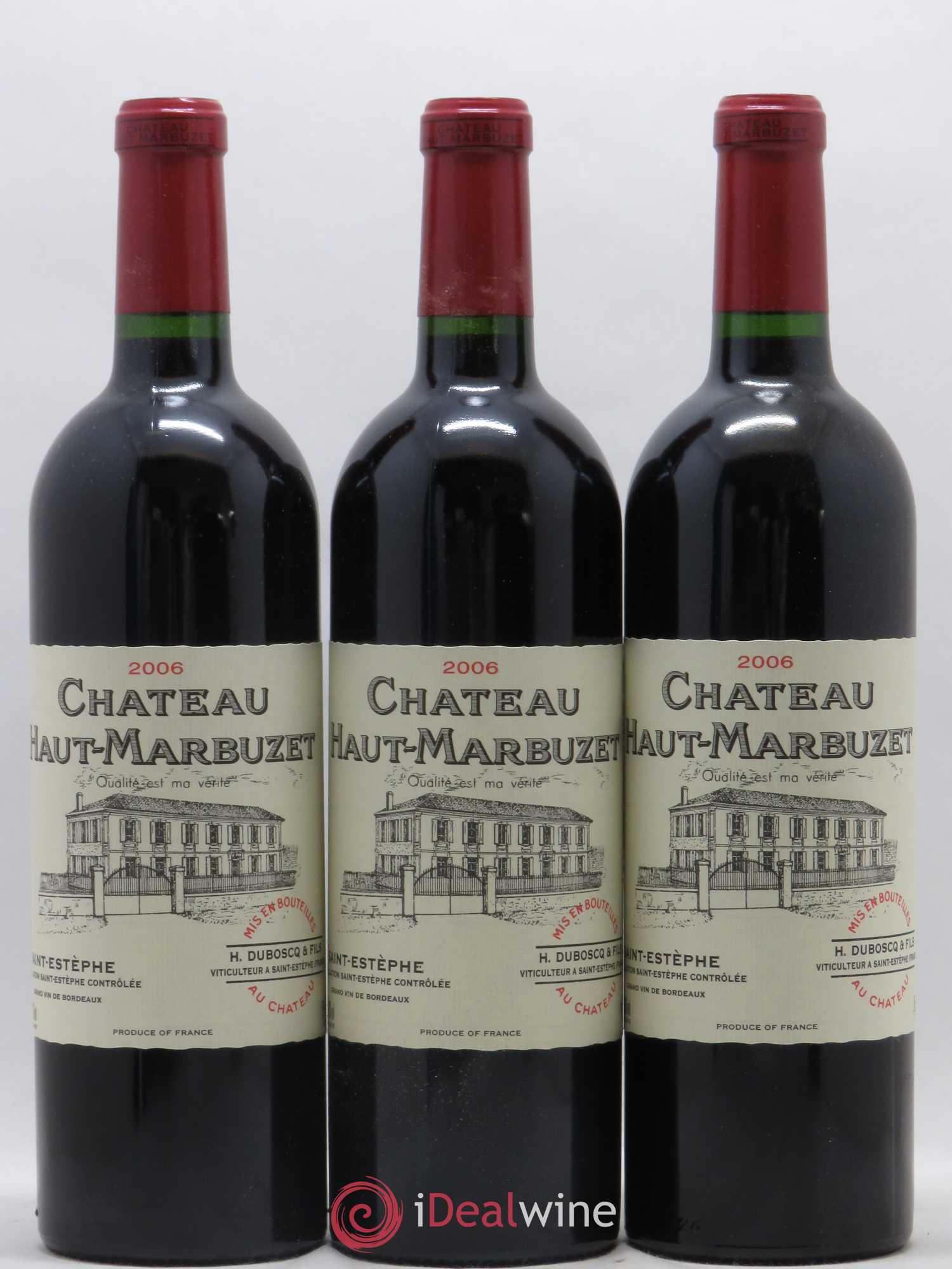 Château Haut Marbuzet 2006 - Lot de 12 bouteilles - 1