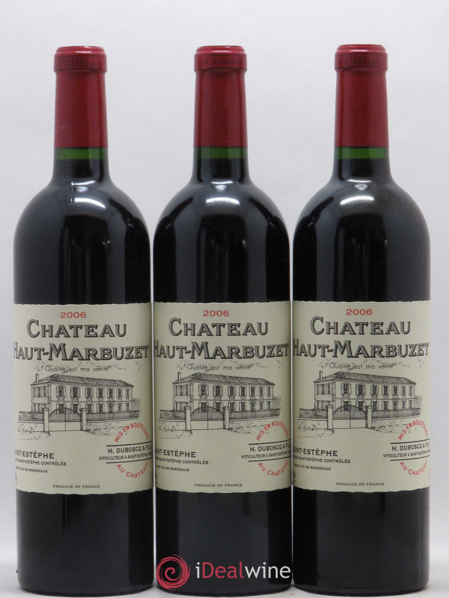 Château Haut Marbuzet 2006 - Lot de 12 bouteilles - 2