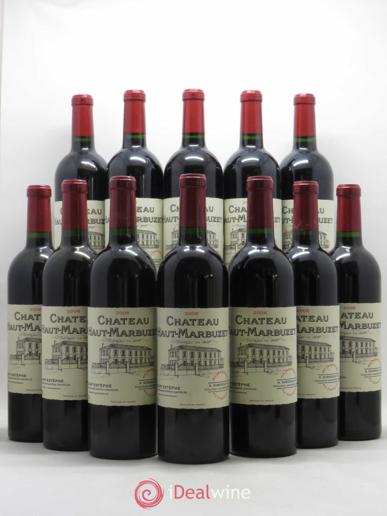 Château Haut Marbuzet 2006 - Lot de 12 bouteilles - 0