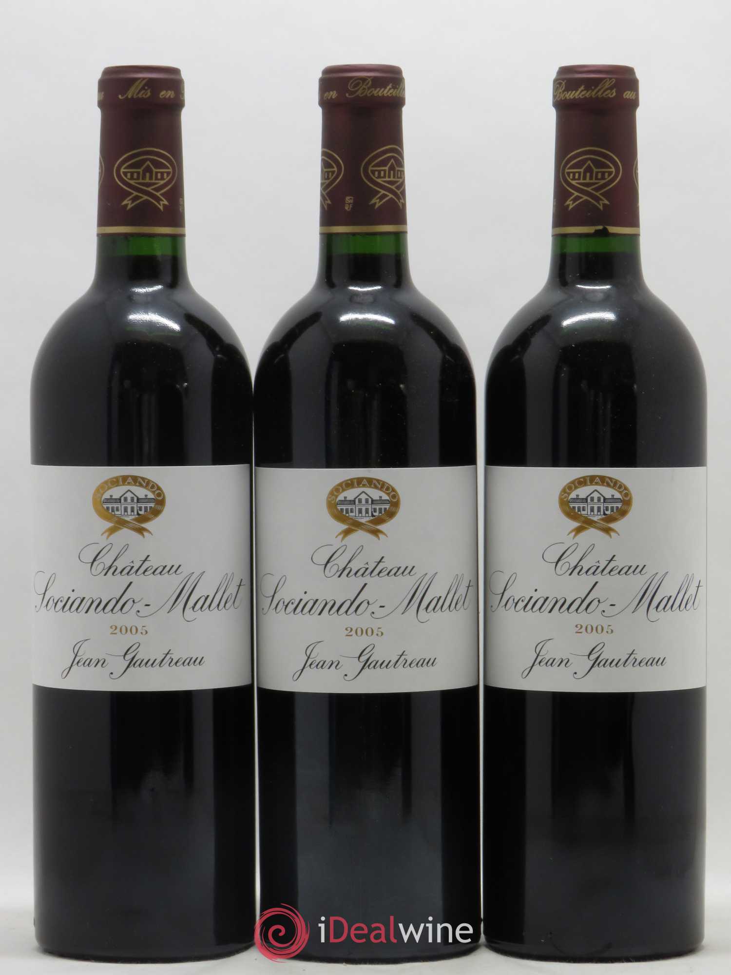 Château Sociando Mallet 2005 - Lot de 6 bouteilles - 1