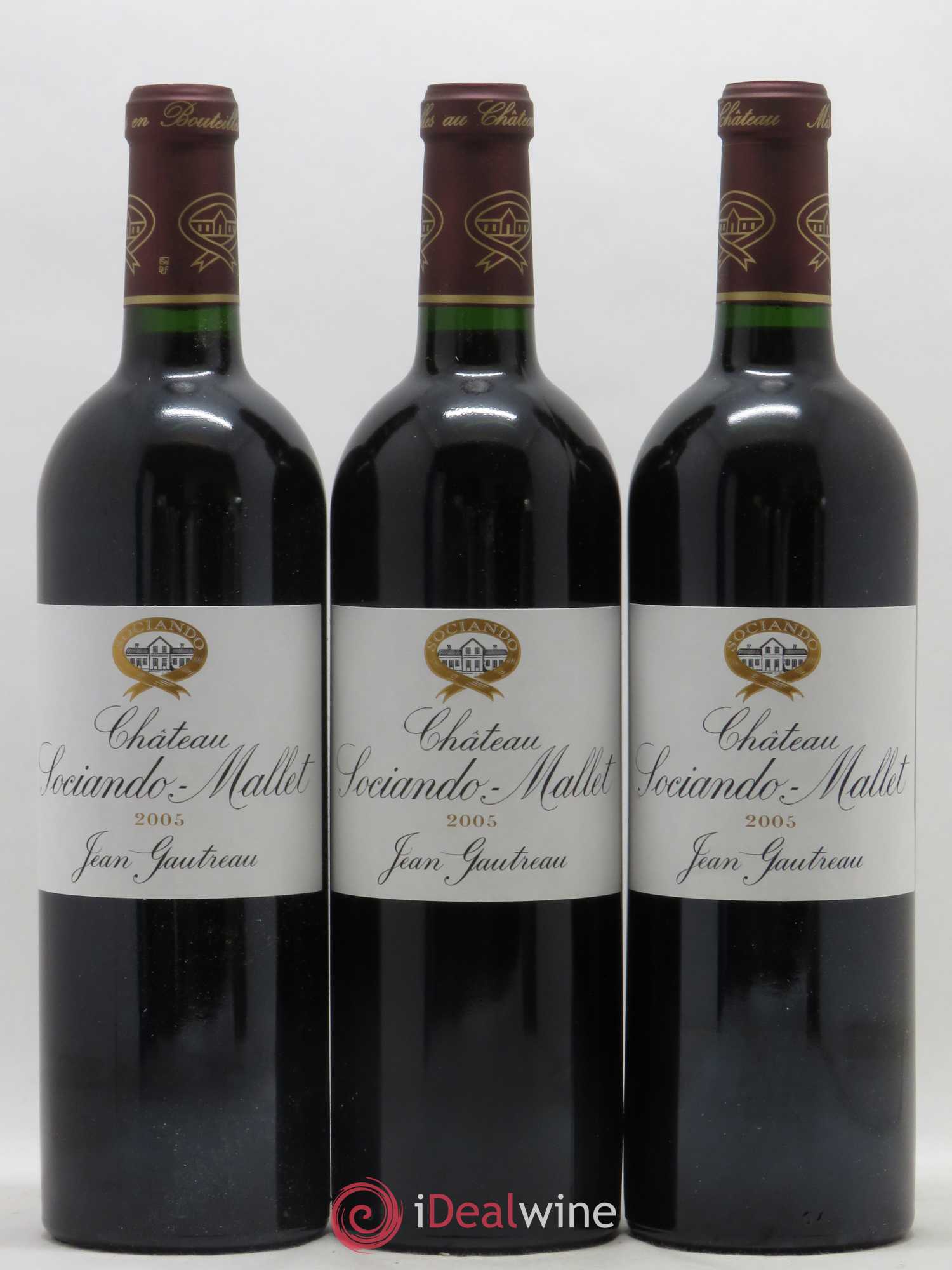 Château Sociando Mallet 2005 - Lot de 6 bouteilles - 2