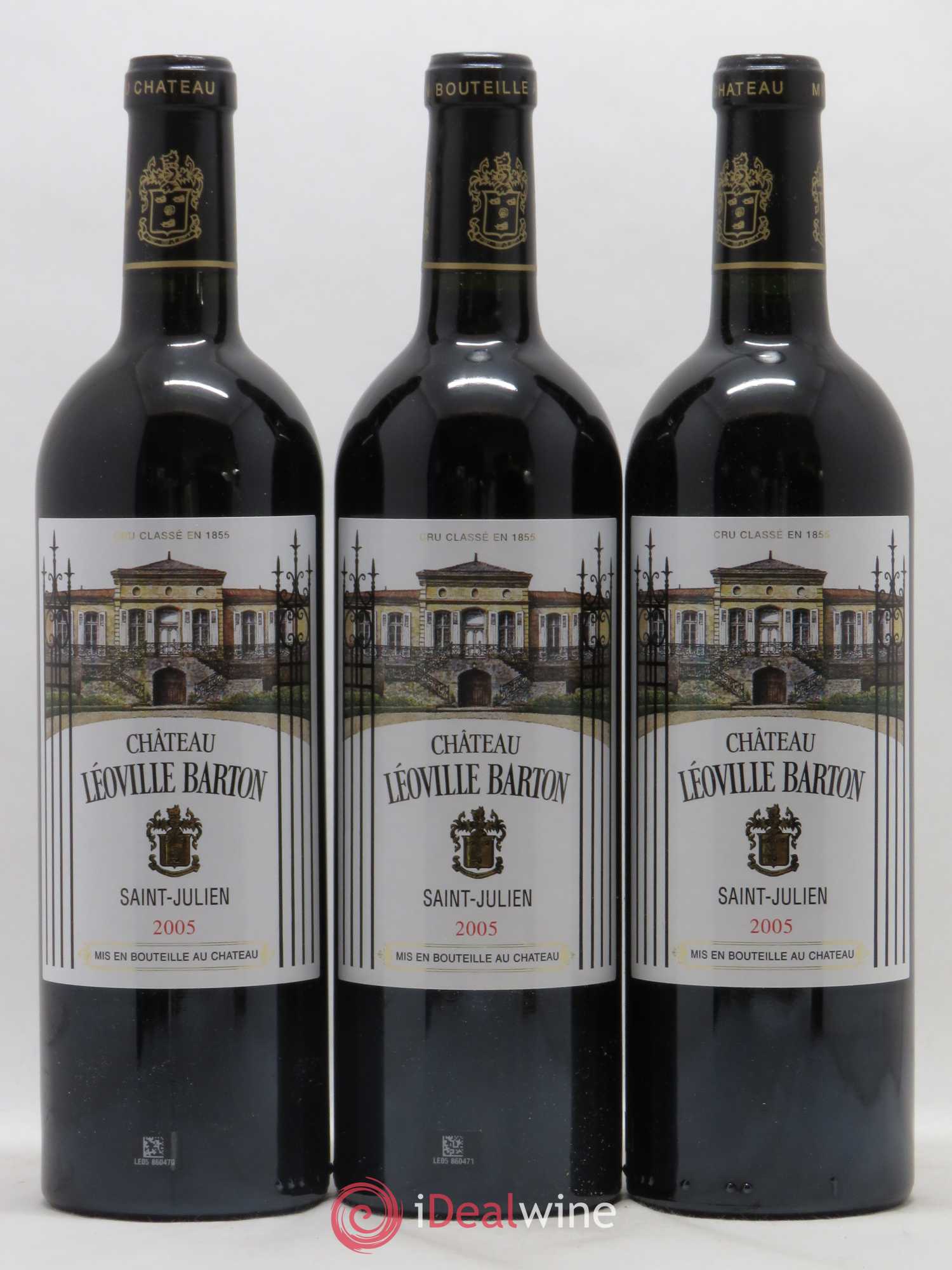 Château Léoville Barton 2ème Grand Cru Classé 2005 - Lot de 12 bouteilles - 1