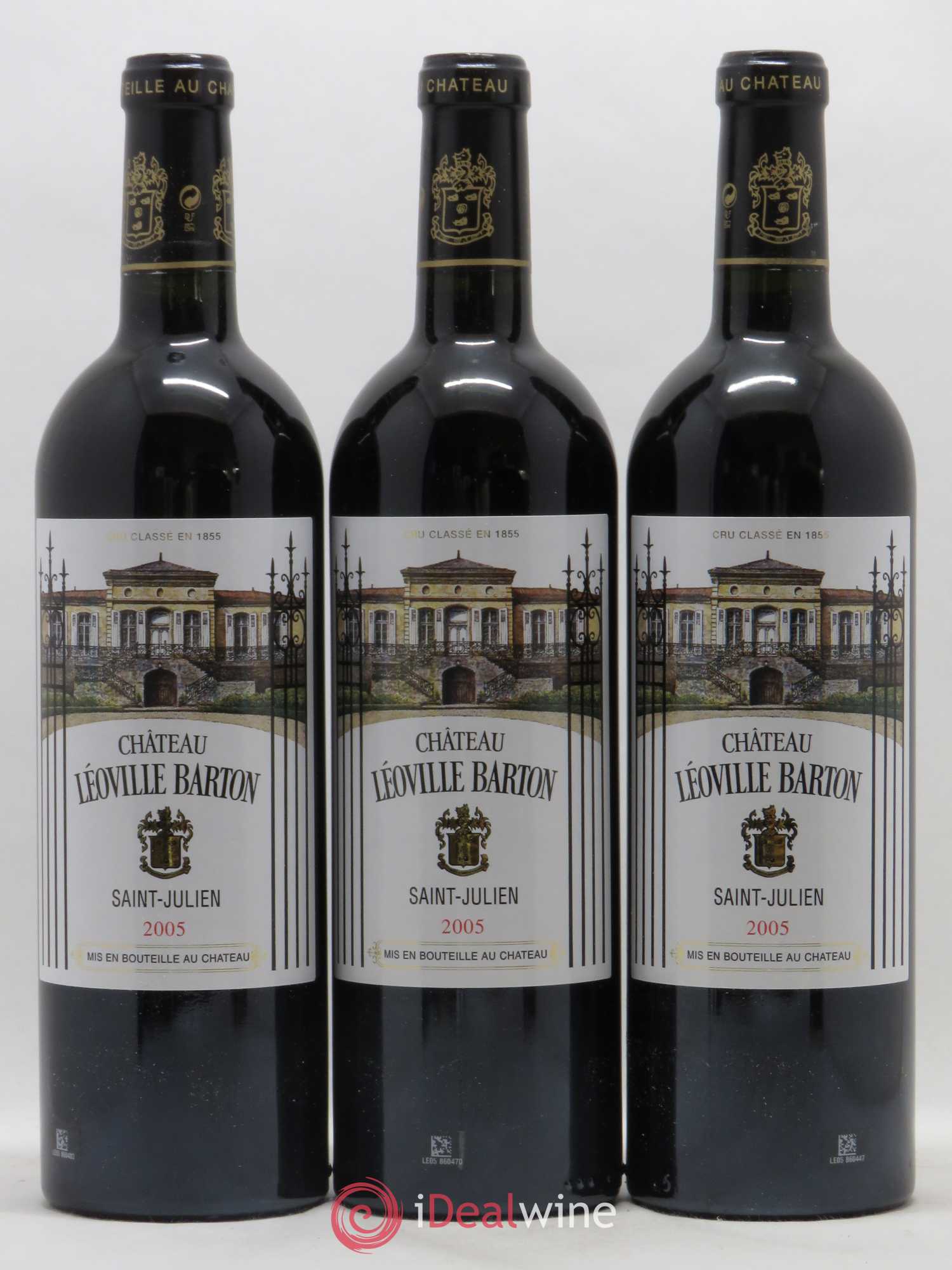 Château Léoville Barton 2ème Grand Cru Classé 2005 - Lot de 12 bouteilles - 3