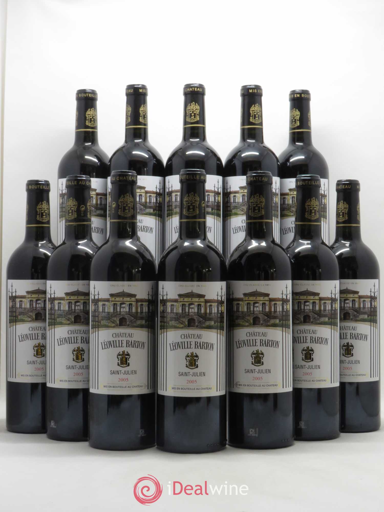Château Léoville Barton 2ème Grand Cru Classé 2005 - Lot de 12 bouteilles - 0