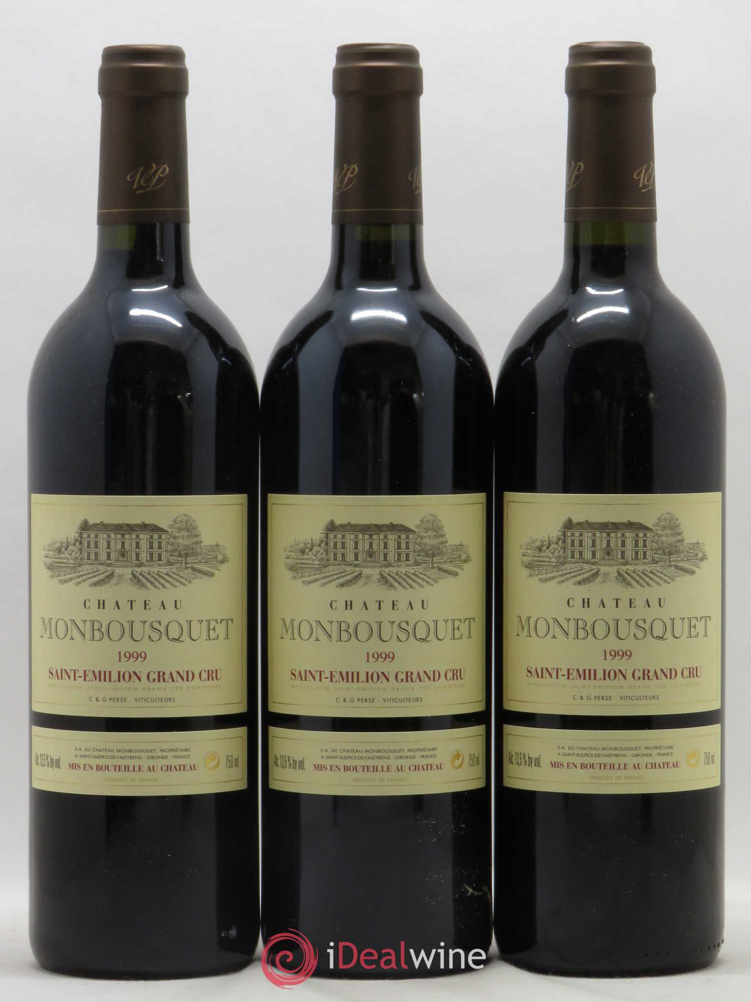 Château Monbousquet Grand Cru Classé 1999 - Lot de 12 bouteilles - 1