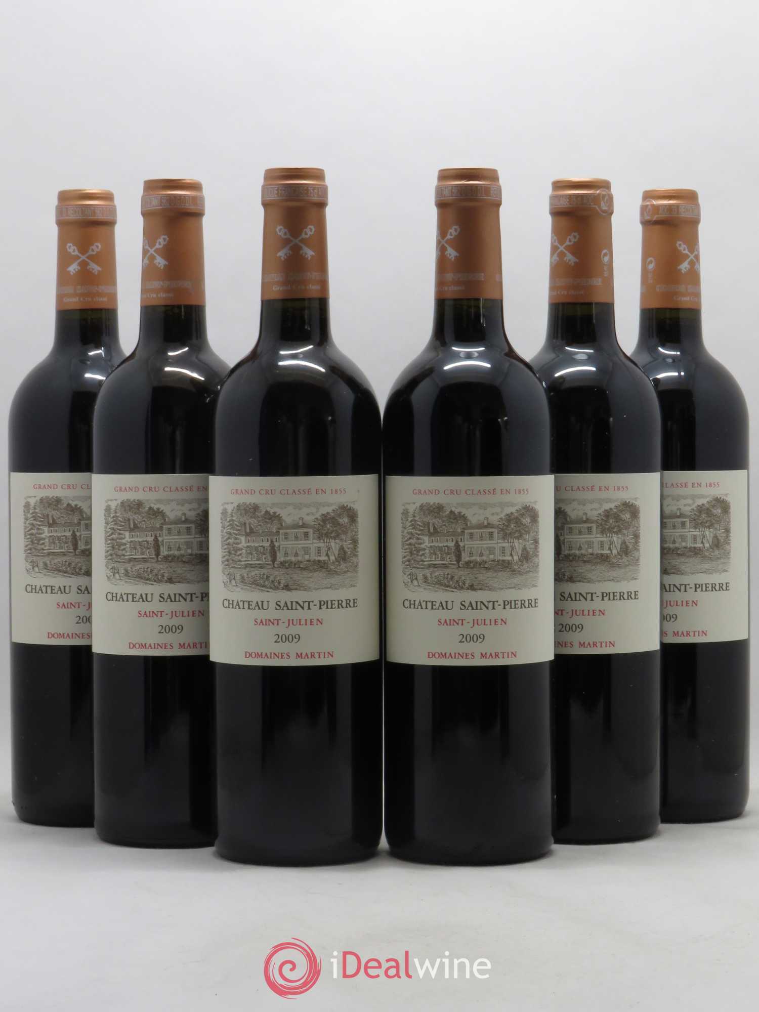 Château Saint-Pierre 4ème Grand Cru Classé 2009 - Lot de 6 bouteilles - 0