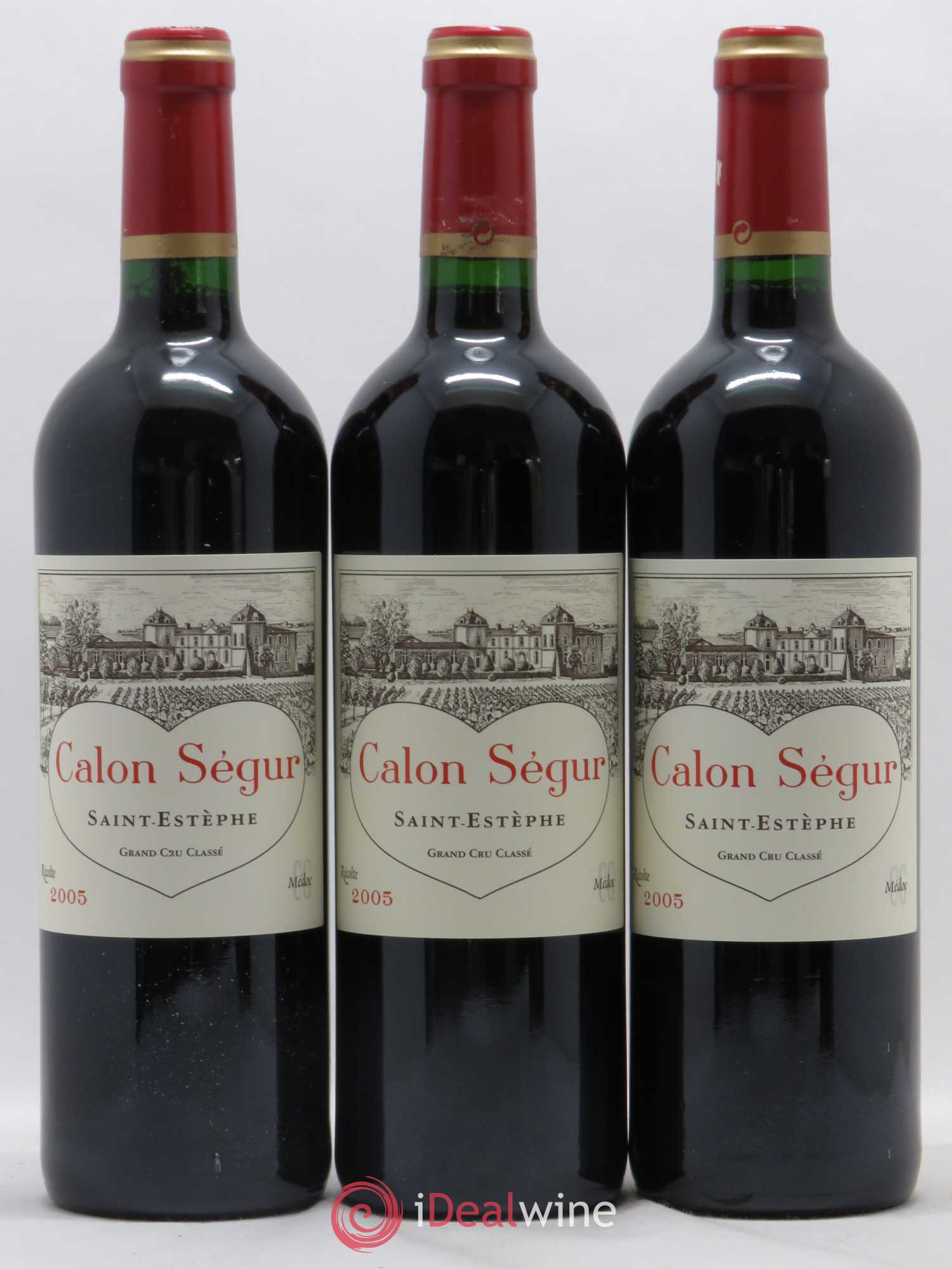 Château Calon Ségur 3ème Grand Cru Classé 2005 - Lot de 12 bouteilles - 1