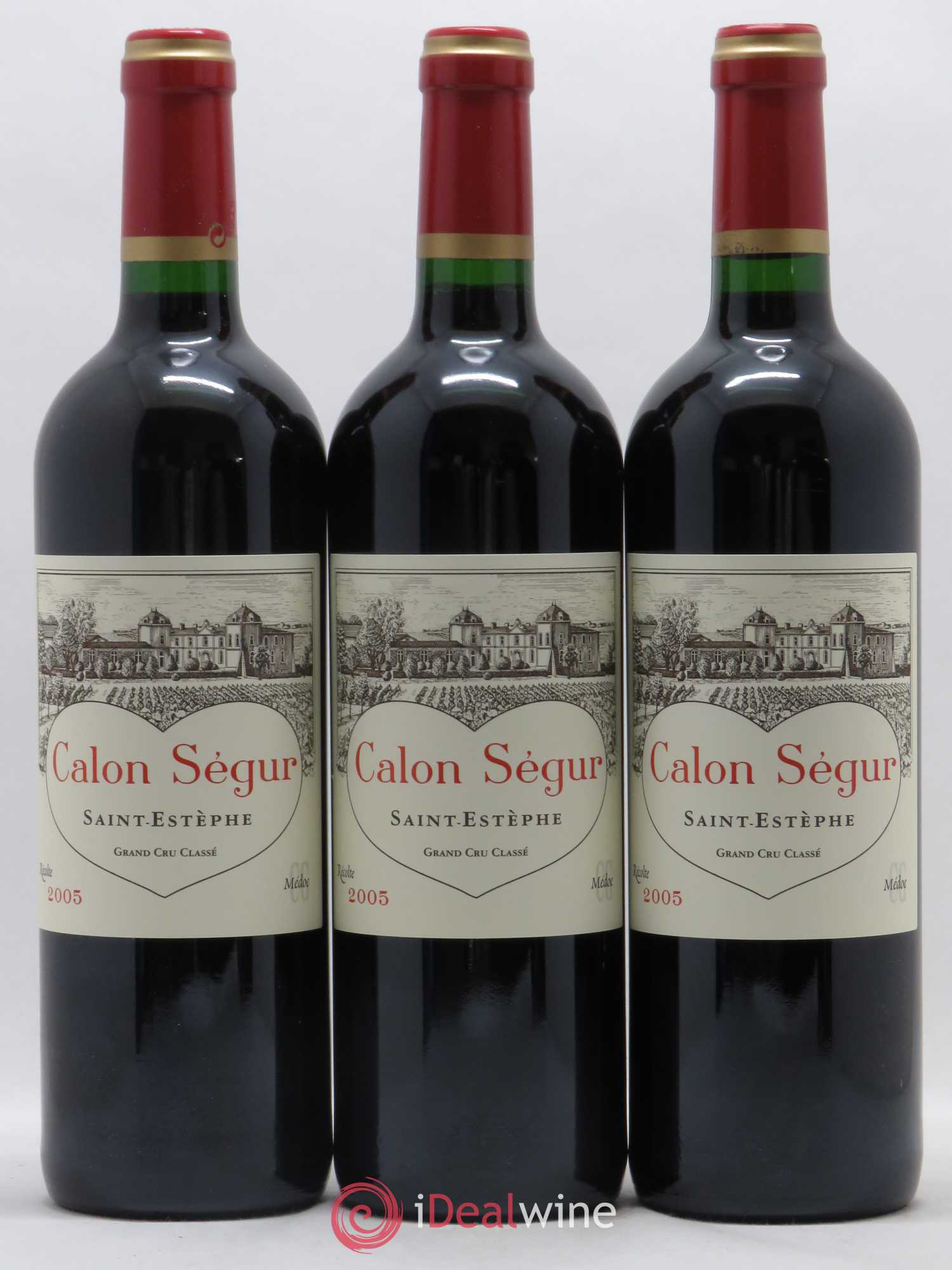 Château Calon Ségur 3ème Grand Cru Classé 2005 - Lot de 12 bouteilles - 2