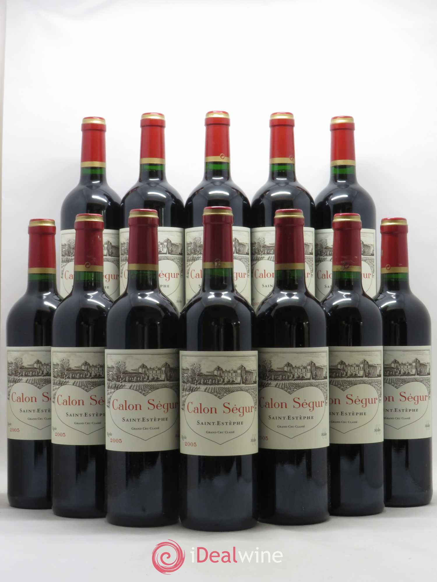 Château Calon Ségur 3ème Grand Cru Classé 2005 - Lot de 12 bouteilles - 0