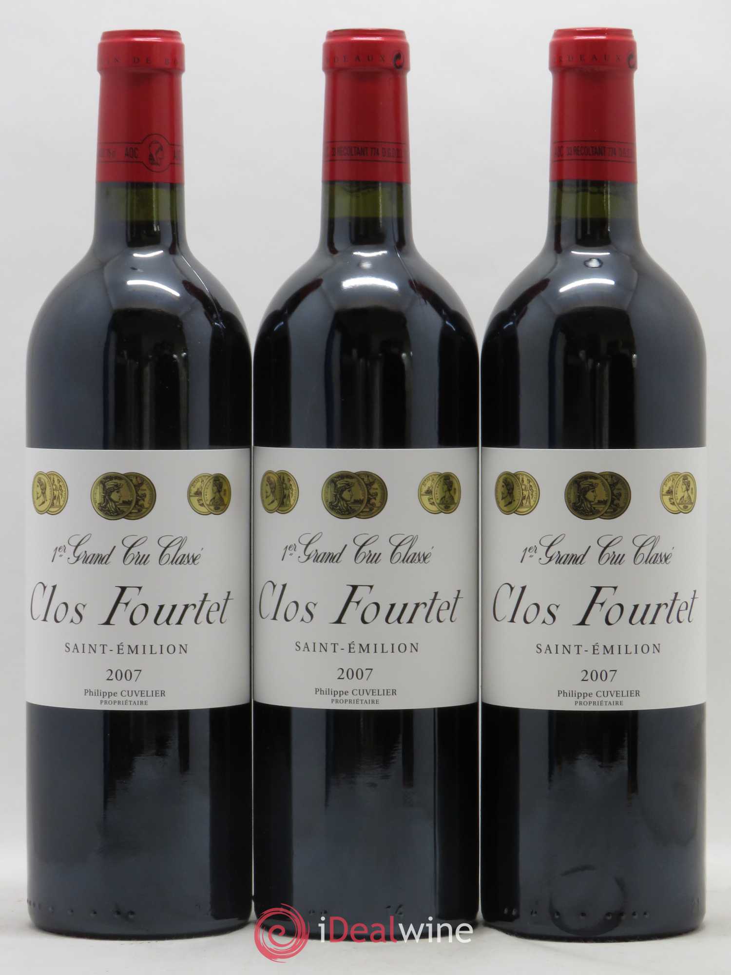 Clos Fourtet 1er Grand Cru Classé B 2007 - Lot de 12 bouteilles - 2