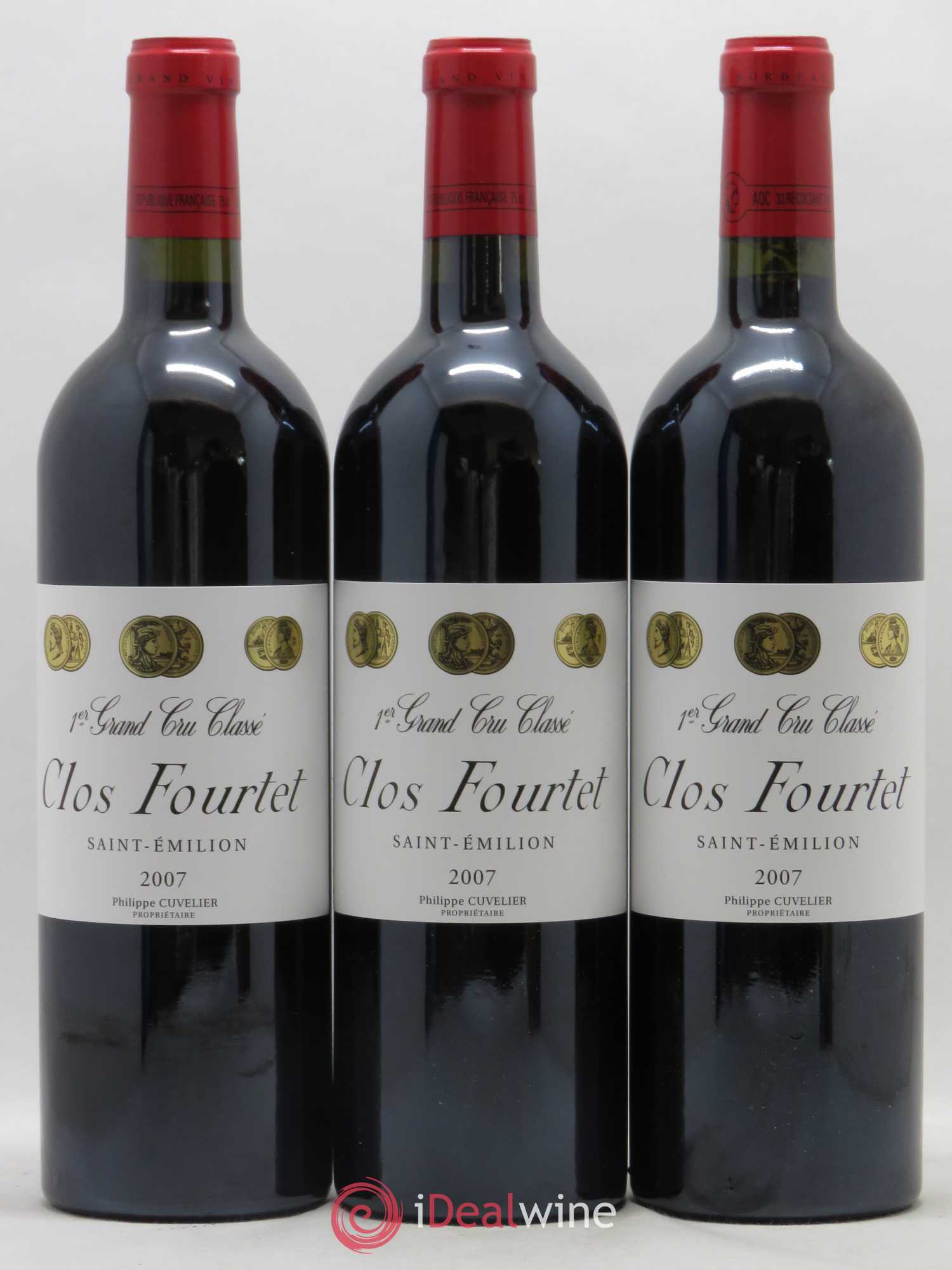 Clos Fourtet 1er Grand Cru Classé B 2007 - Lot de 12 bouteilles - 3