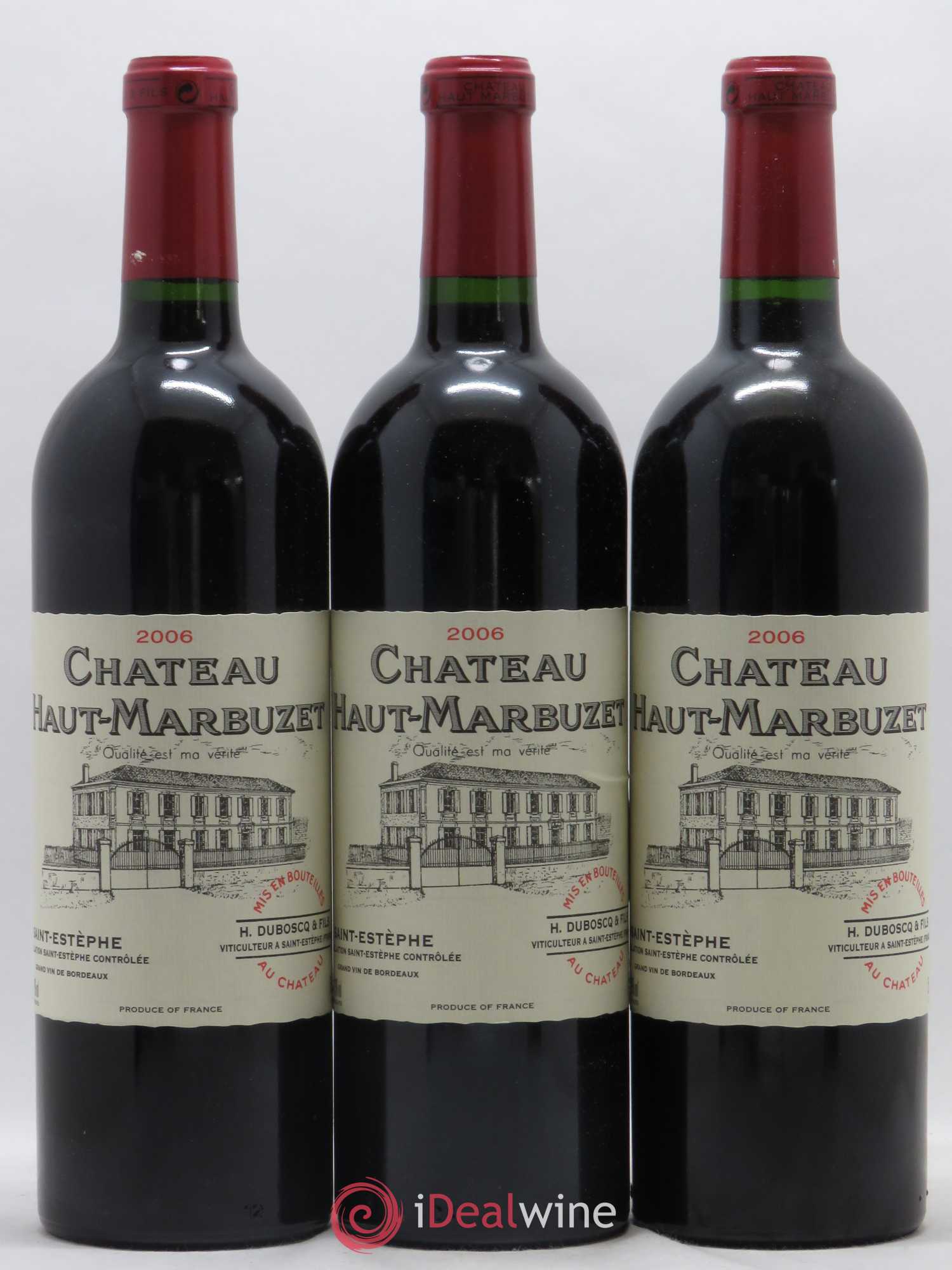 Château Haut Marbuzet 2006 - Lot de 12 bouteilles - 1