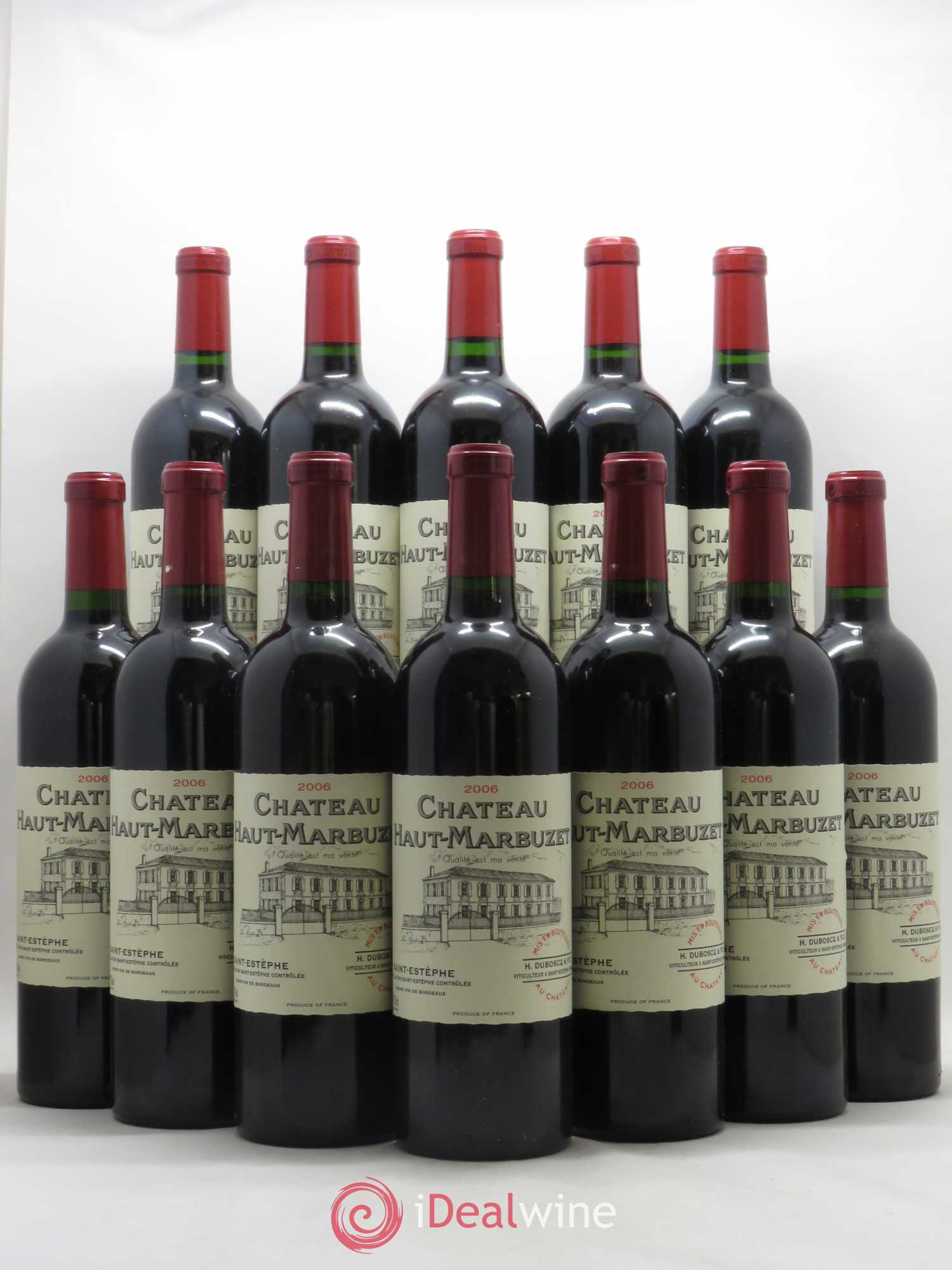 Château Haut Marbuzet 2006 - Lot de 12 bouteilles - 0