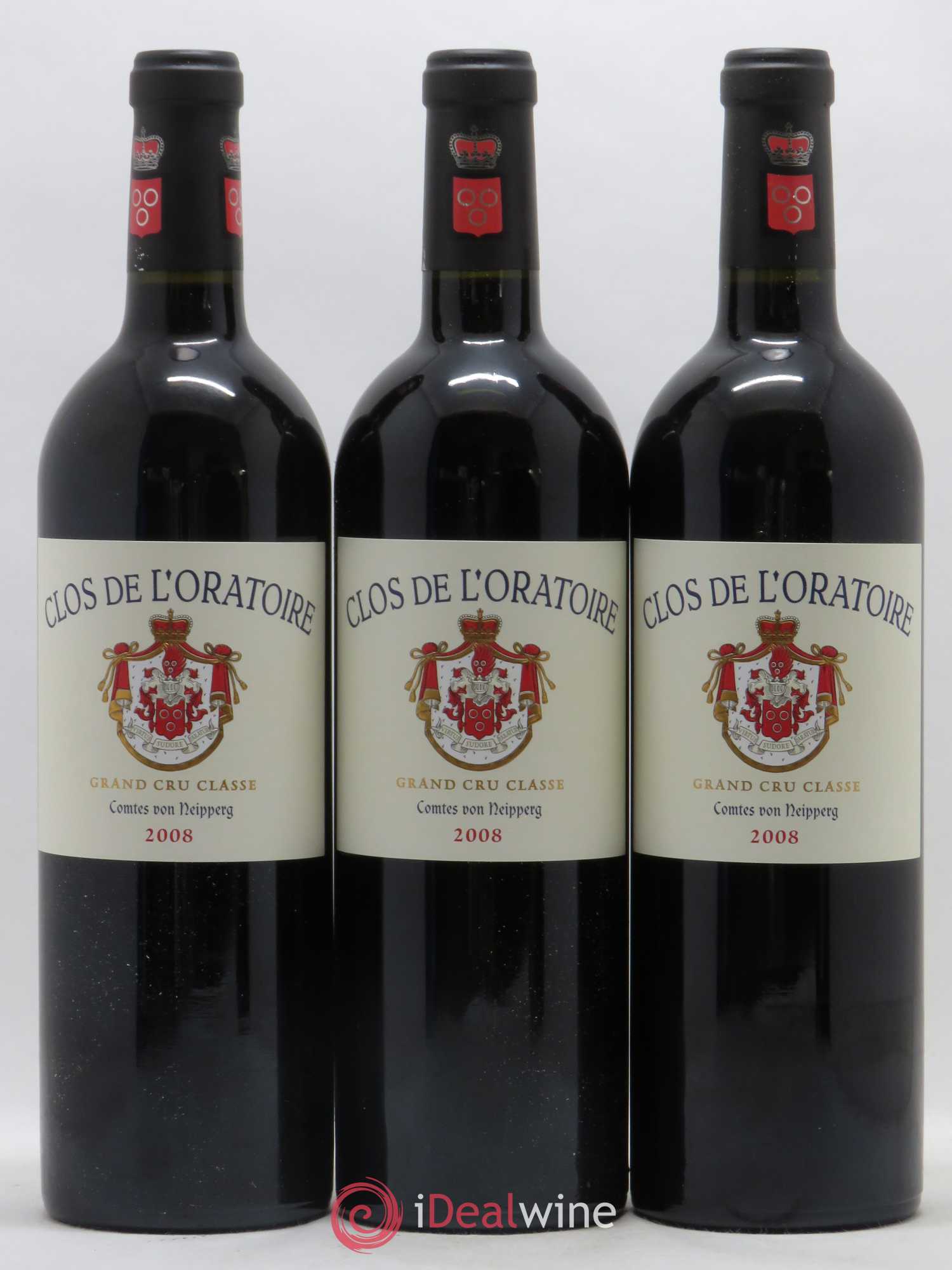 Clos de l'Oratoire Grand Cru Classé 2008 - Lot de 12 bouteilles - 1