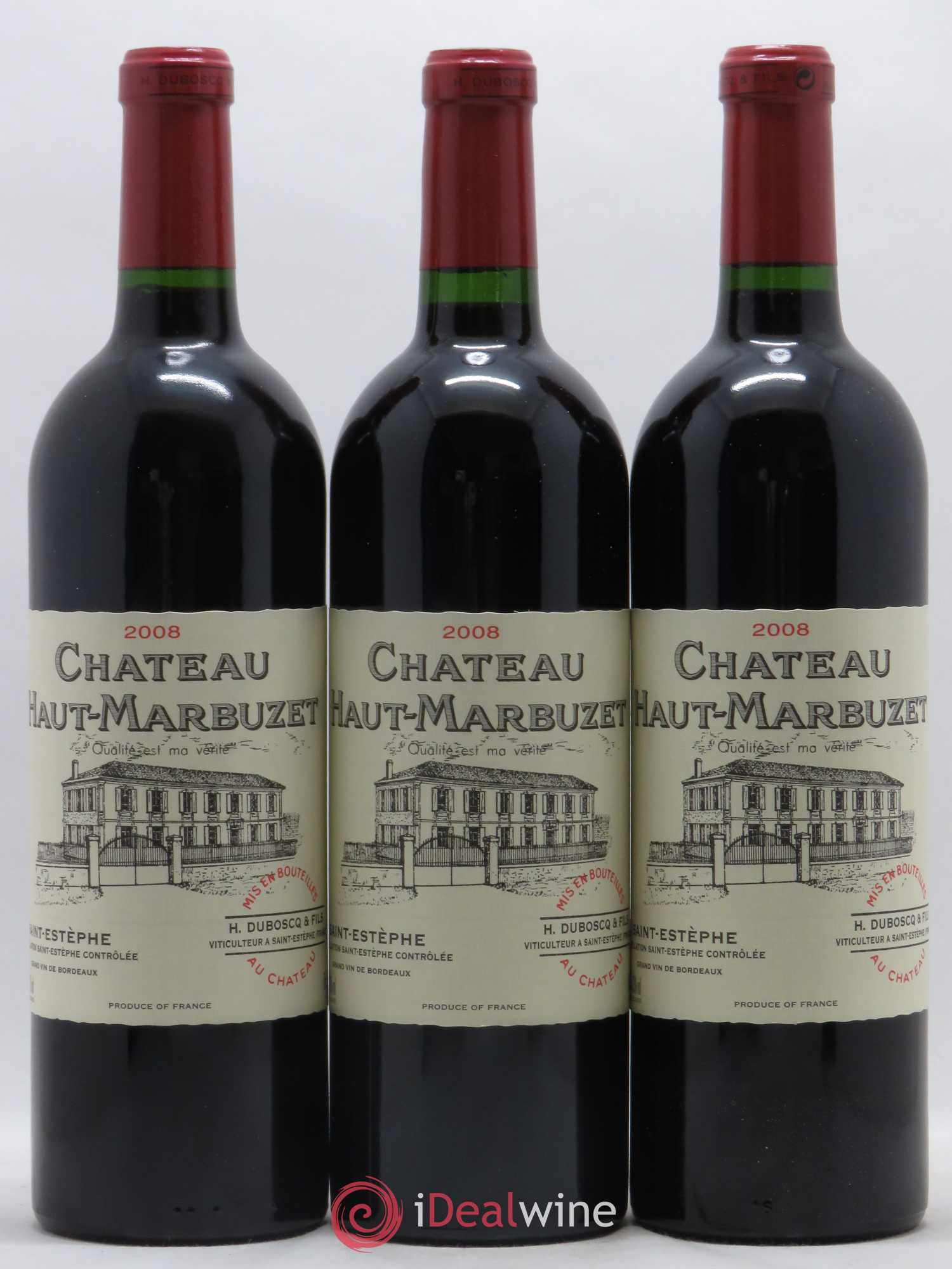 Château Haut Marbuzet 2008 - Lot de 12 bouteilles - 2