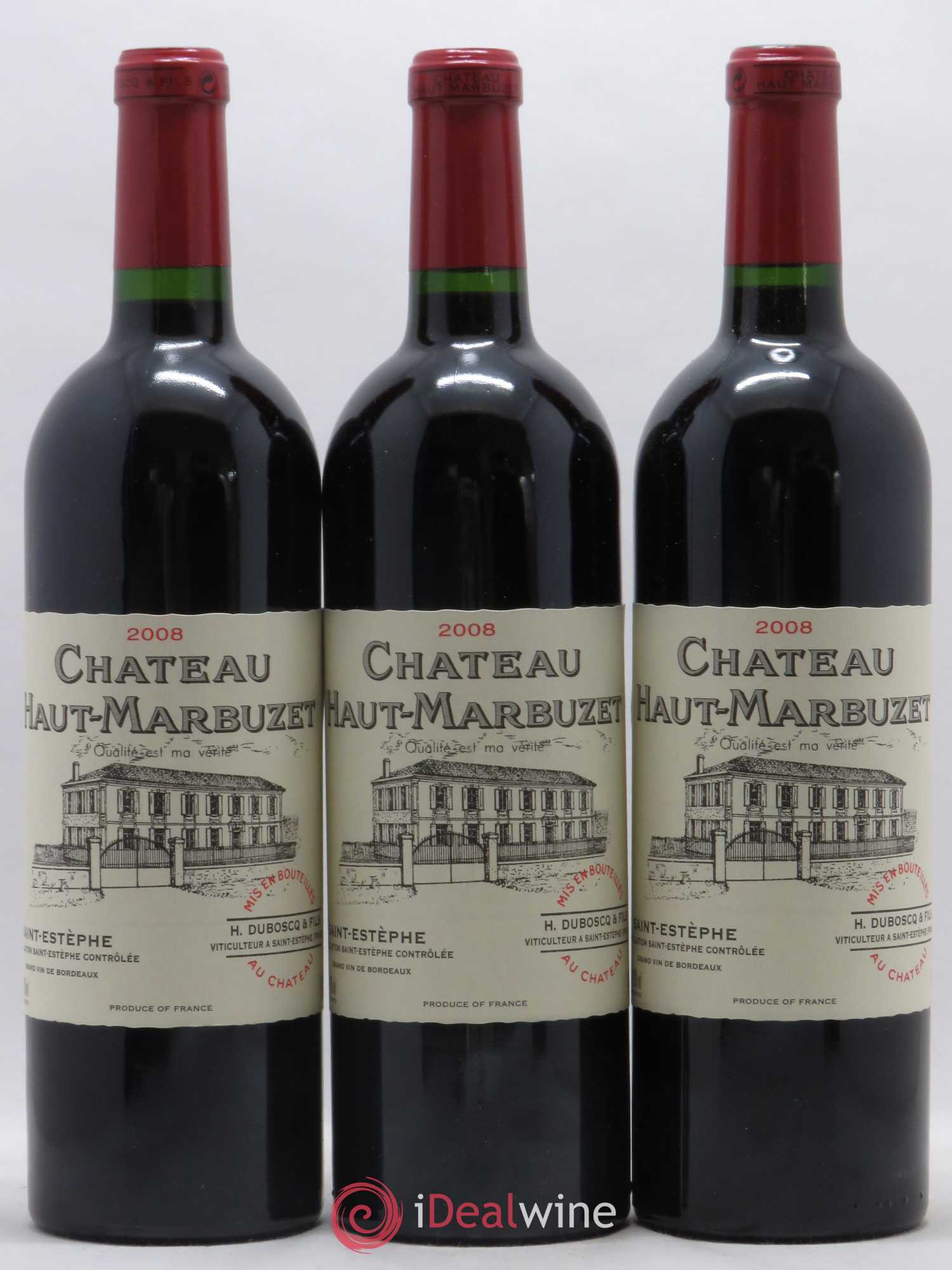 Château Haut Marbuzet 2008 - Lot de 12 bouteilles - 3