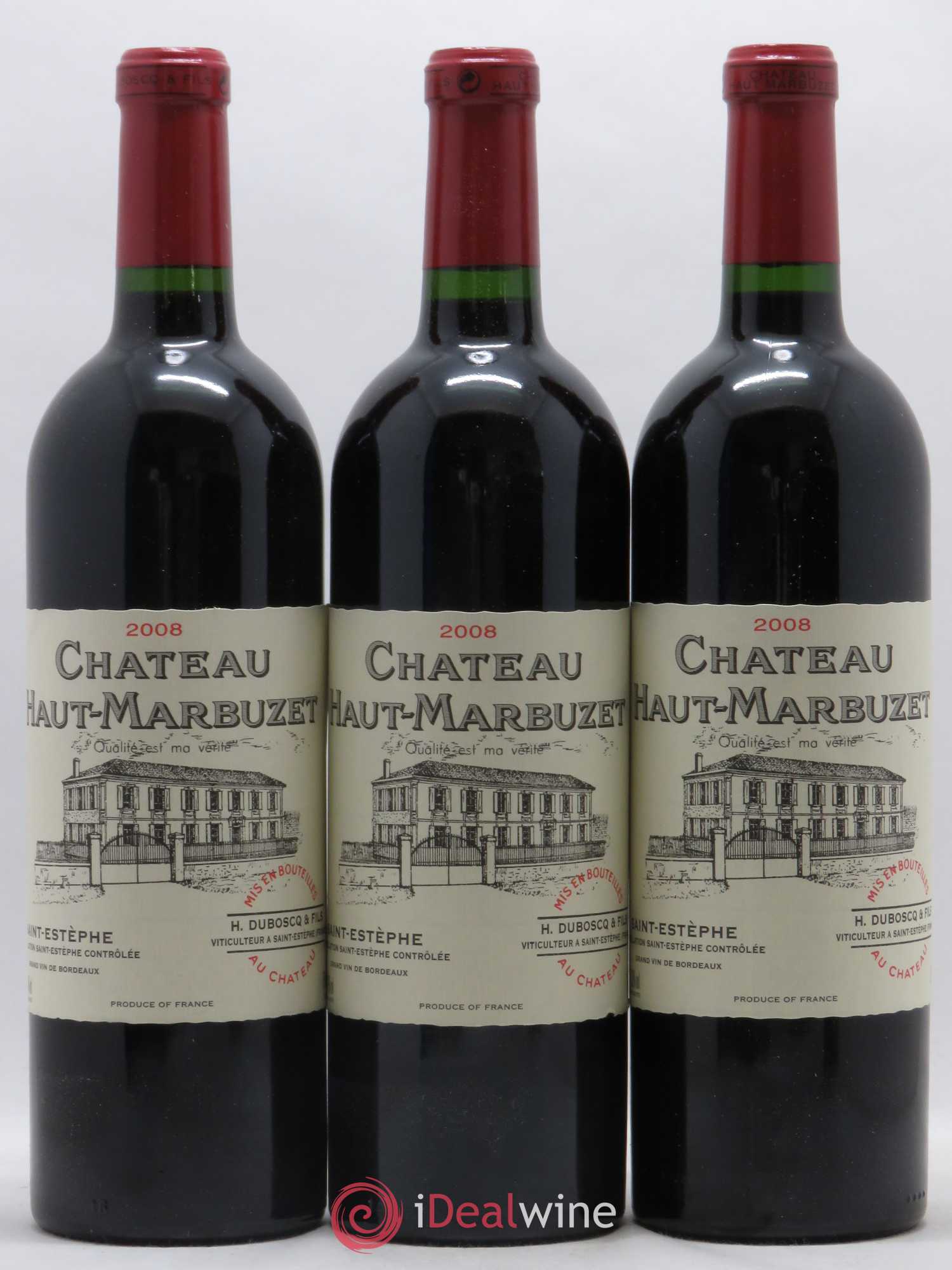 Château Haut Marbuzet 2008 - Lot de 12 bouteilles - 4