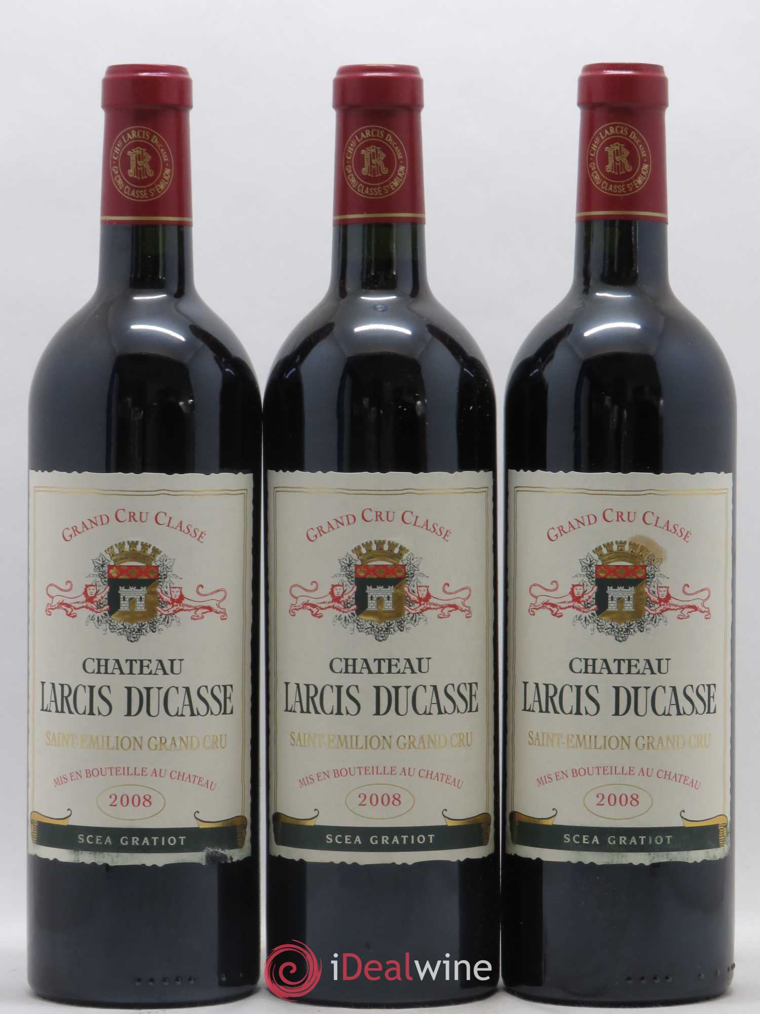 Château Larcis Ducasse 1er Grand Cru Classé B 2008 - Lot de 12 bouteilles - 2