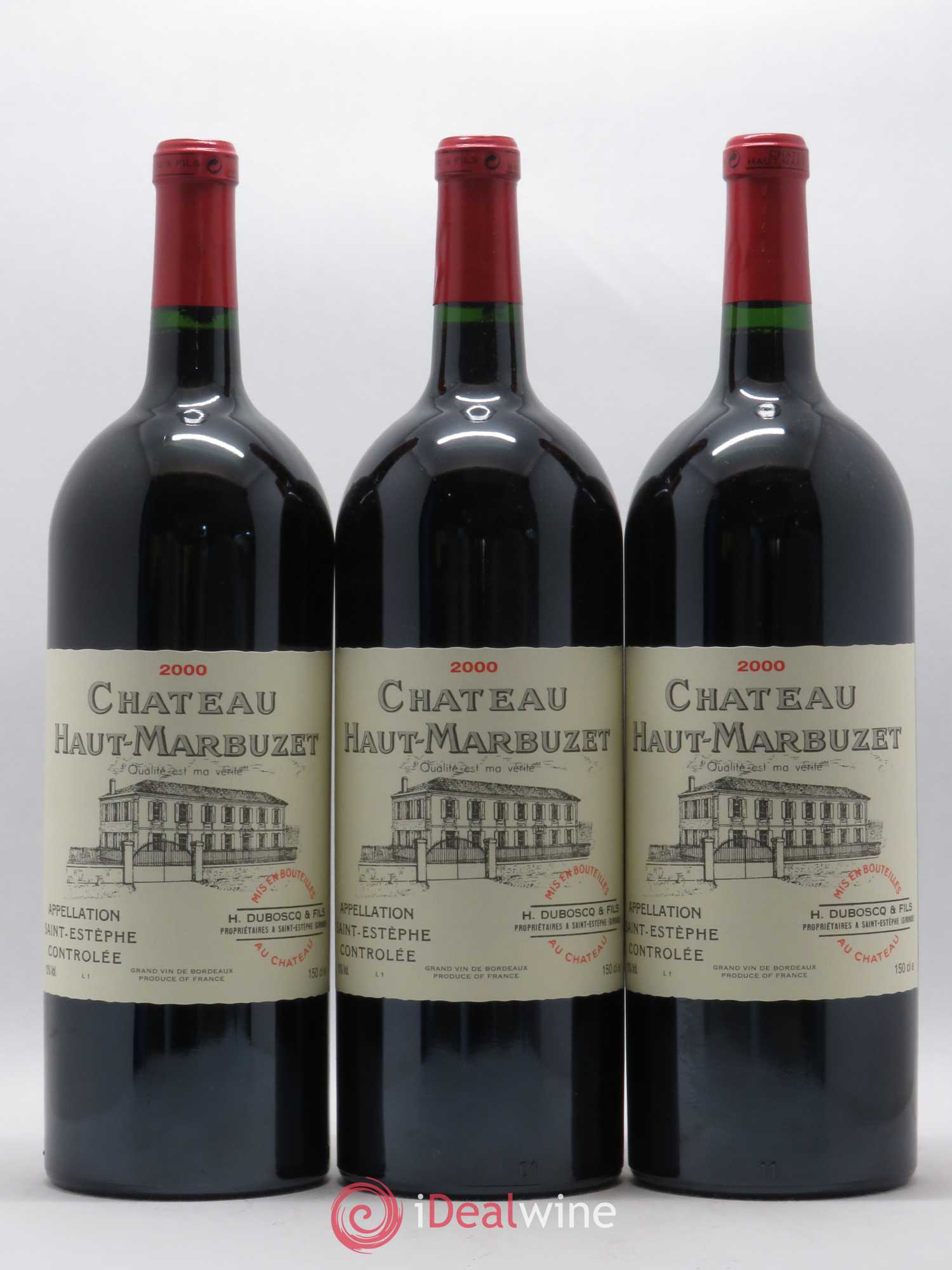 Château Haut Marbuzet 2000 - Lot de 6 bouteilles - 2