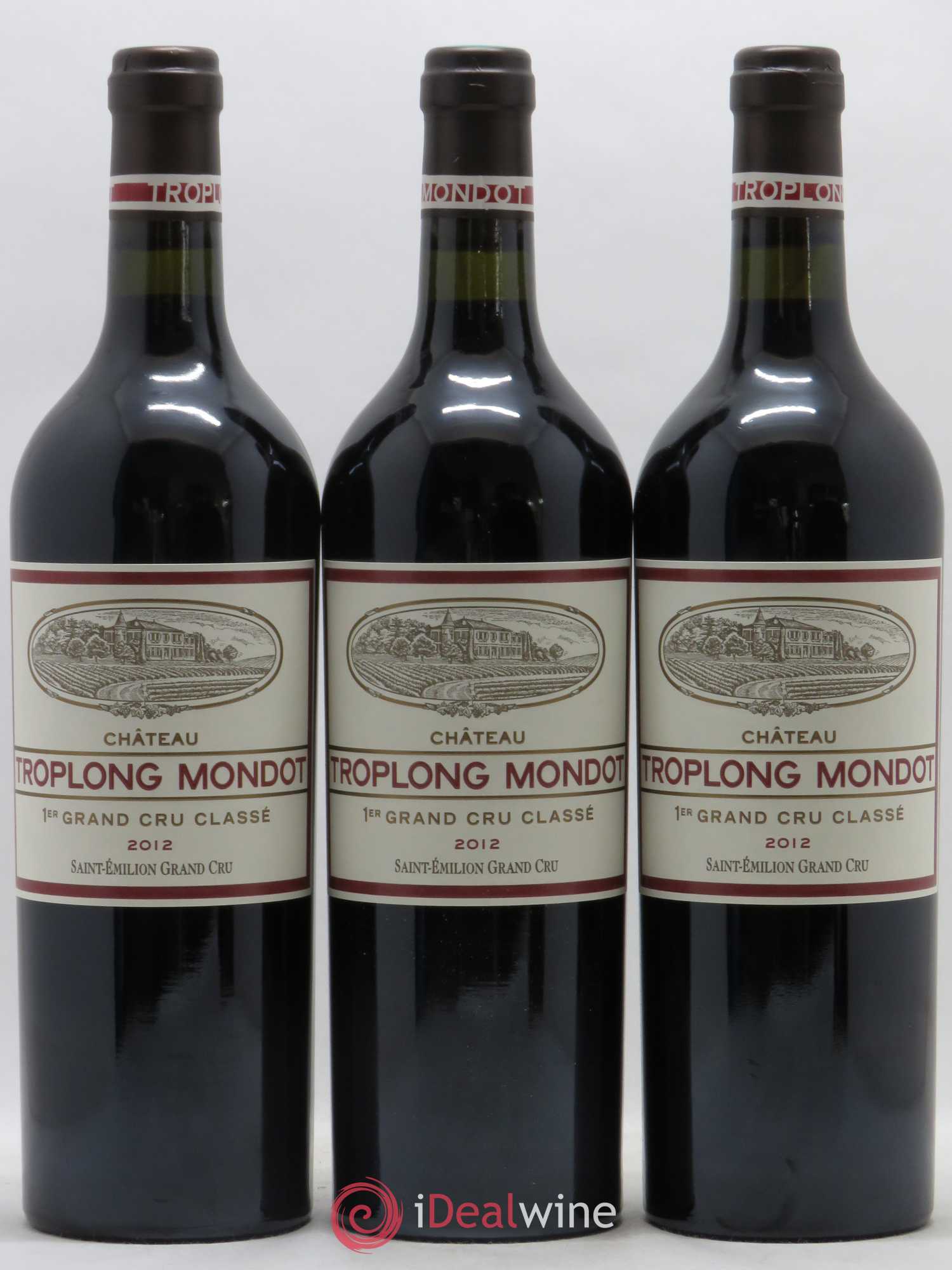 Château Troplong Mondot 1er Grand Cru Classé B 2012 - Lot de 12 bouteilles - 2