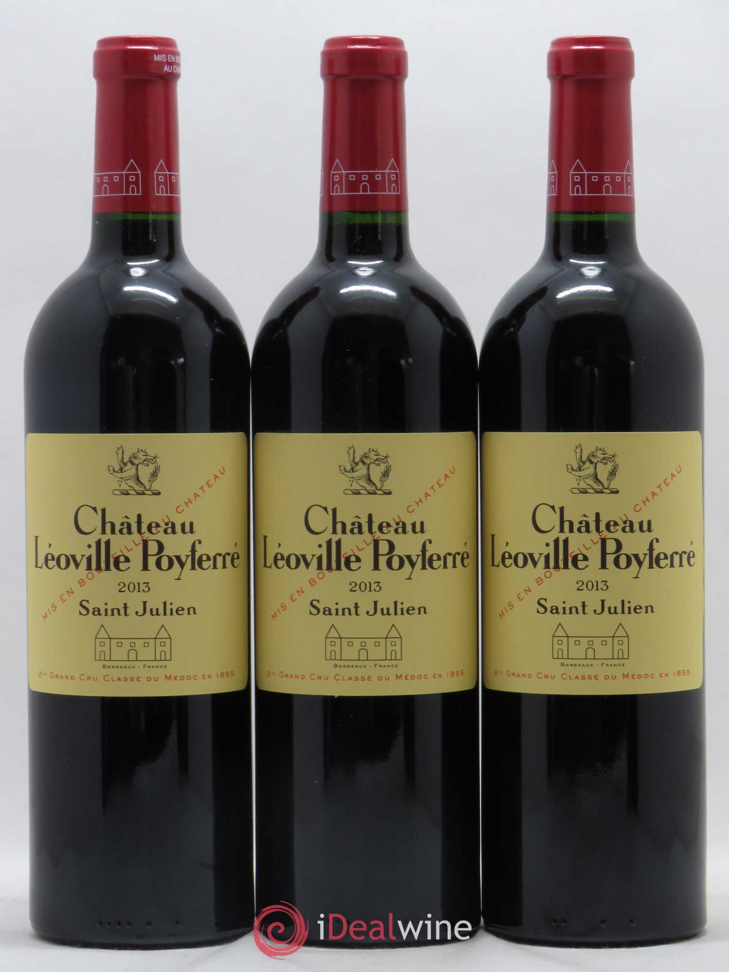 Château Léoville Poyferré 2ème Grand Cru Classé 2013 - Lot de 6 bouteilles - 1