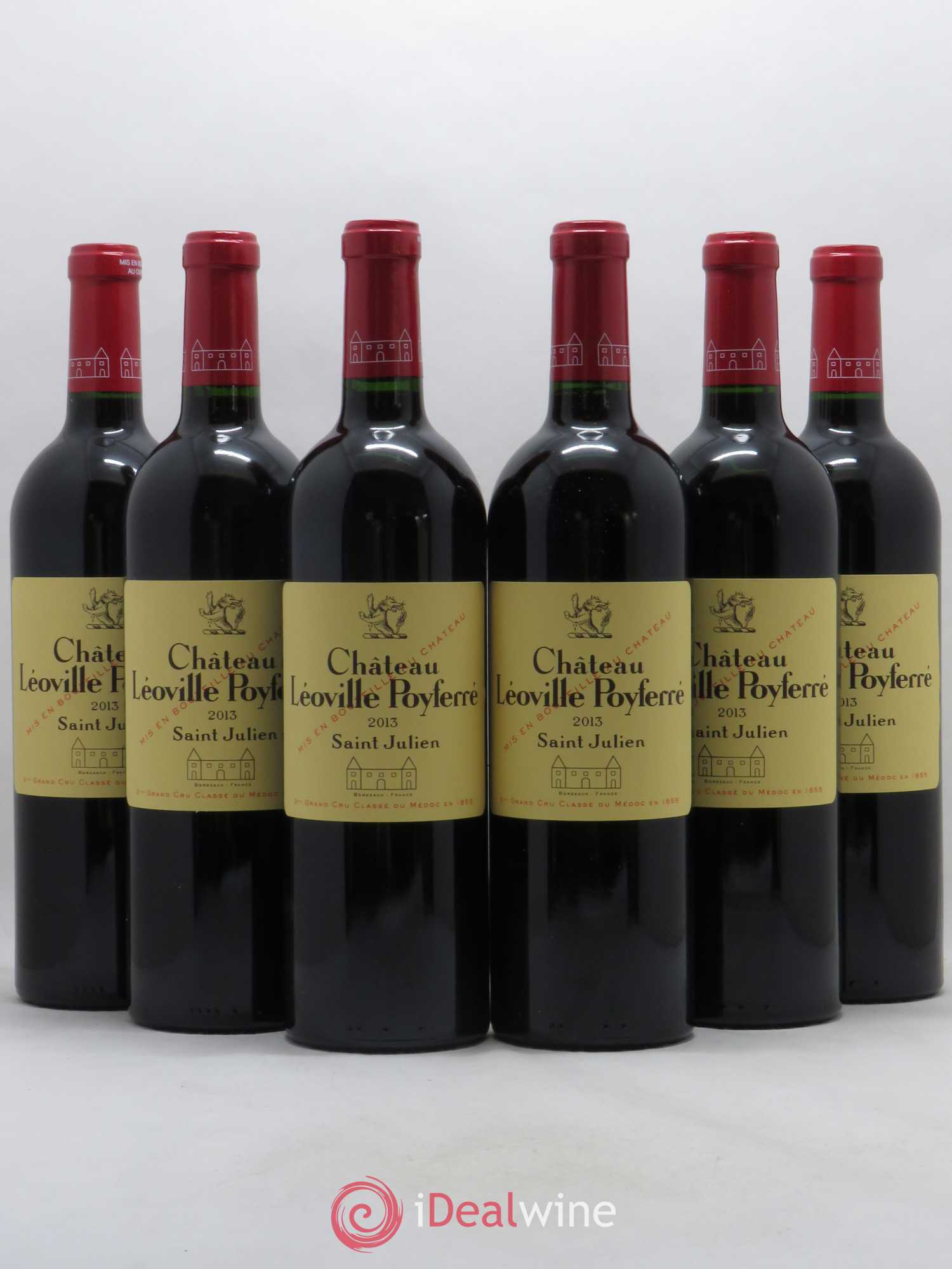 Château Léoville Poyferré 2ème Grand Cru Classé 2013 - Lot de 6 bouteilles - 0