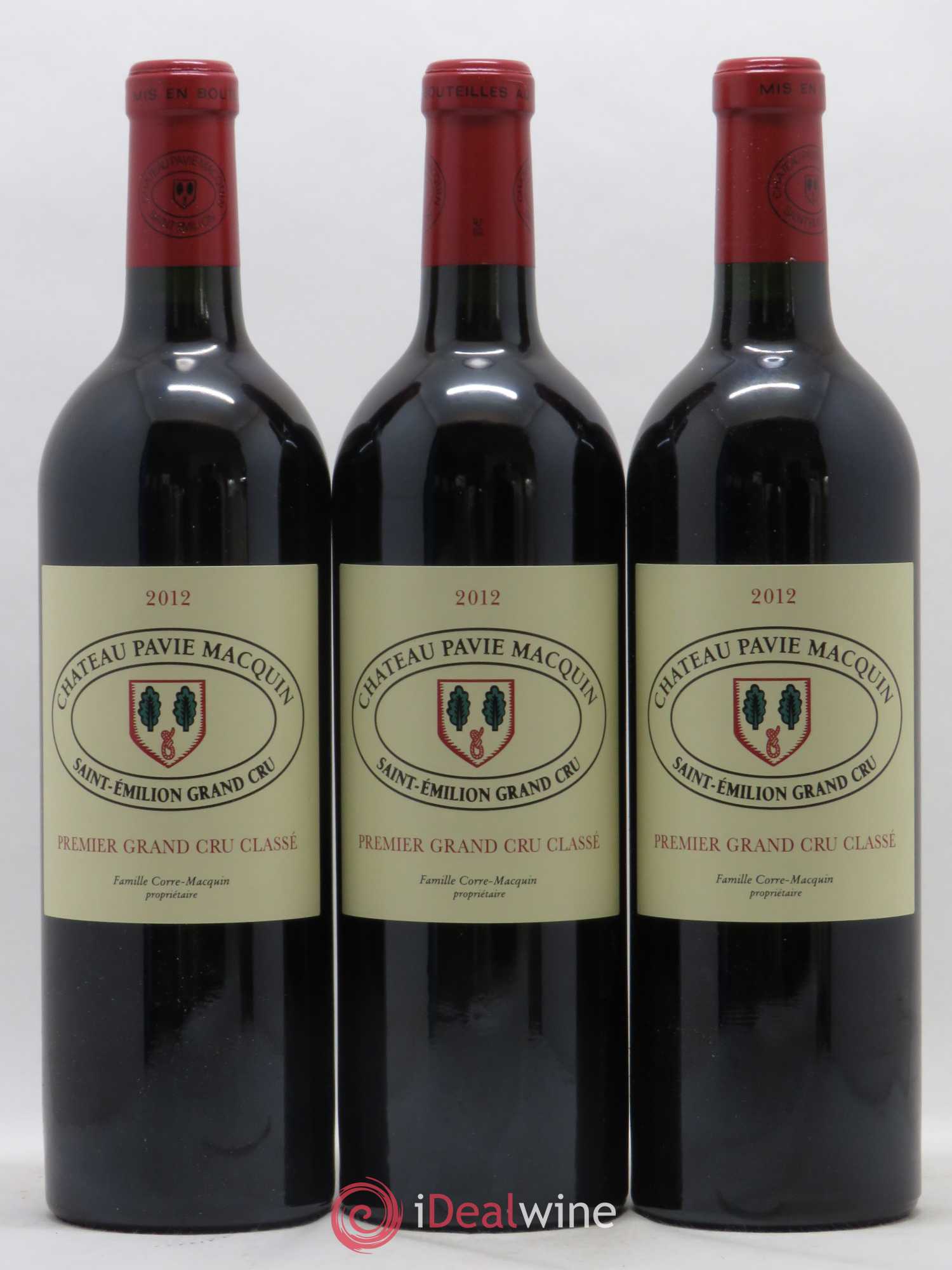Château Pavie Macquin 1er Grand Cru Classé B 2012 - Lot de 12 bouteilles - 1