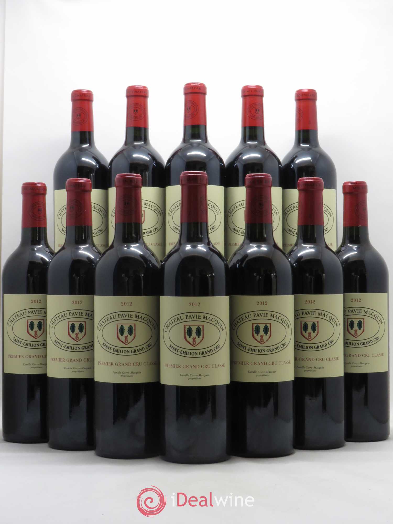 Château Pavie Macquin 1er Grand Cru Classé B 2012 - Lot de 12 bouteilles - 0